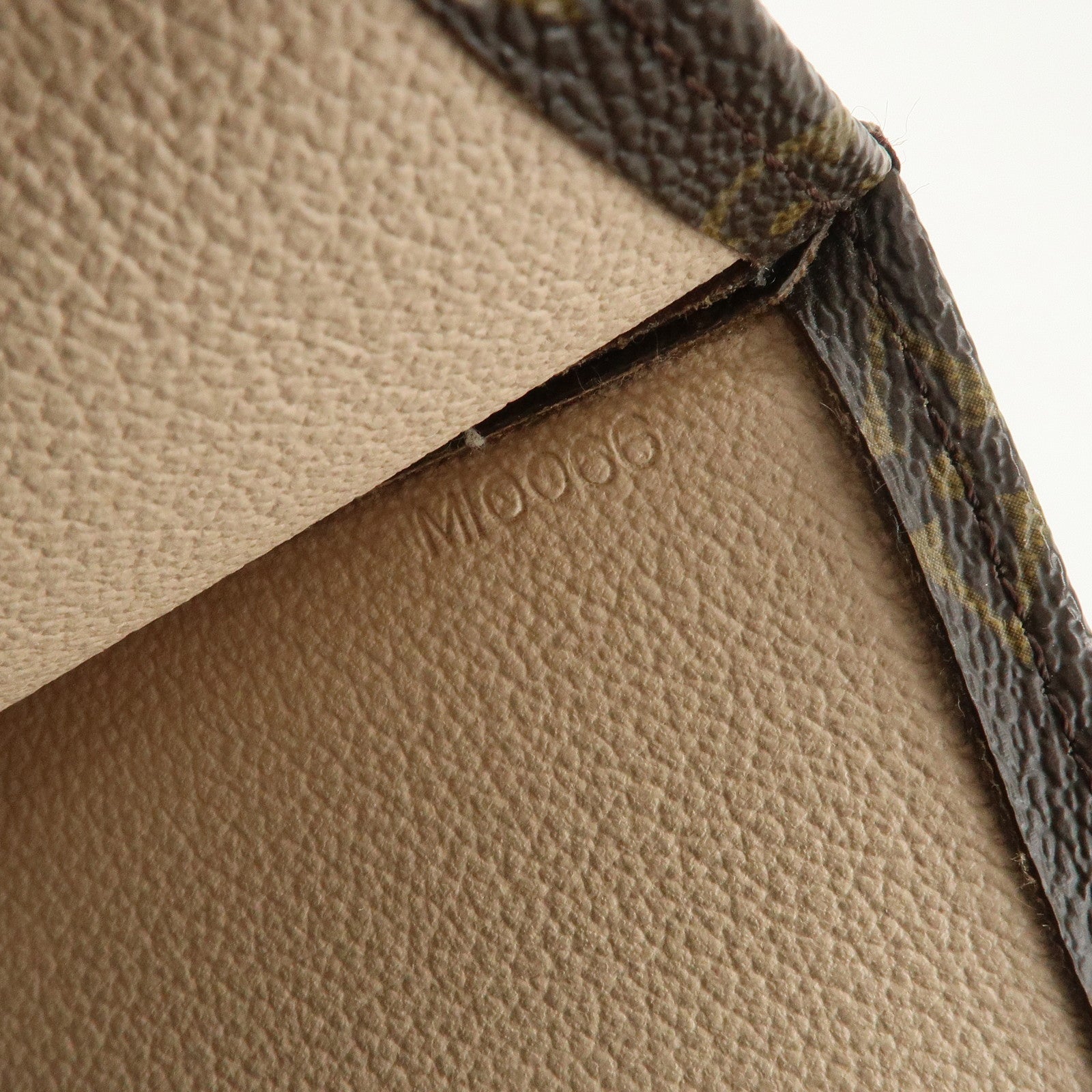 Louis Vuitton Monogram Sac Plat Tote Bag Hand Bag Brown M51140