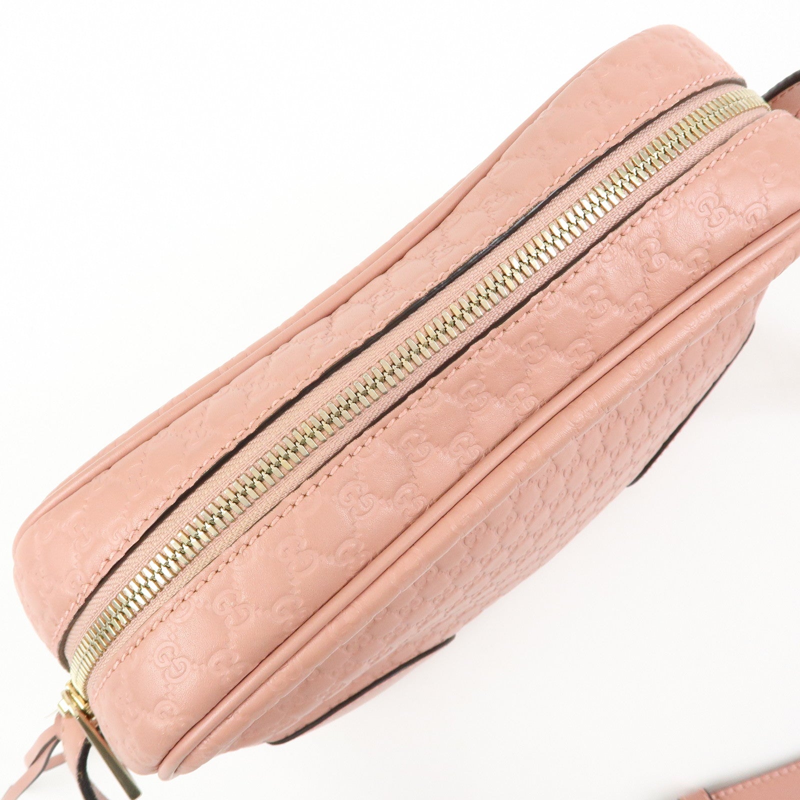 GUCCI Interlocking G Microguccissima Shoulder Bag Pink 449413