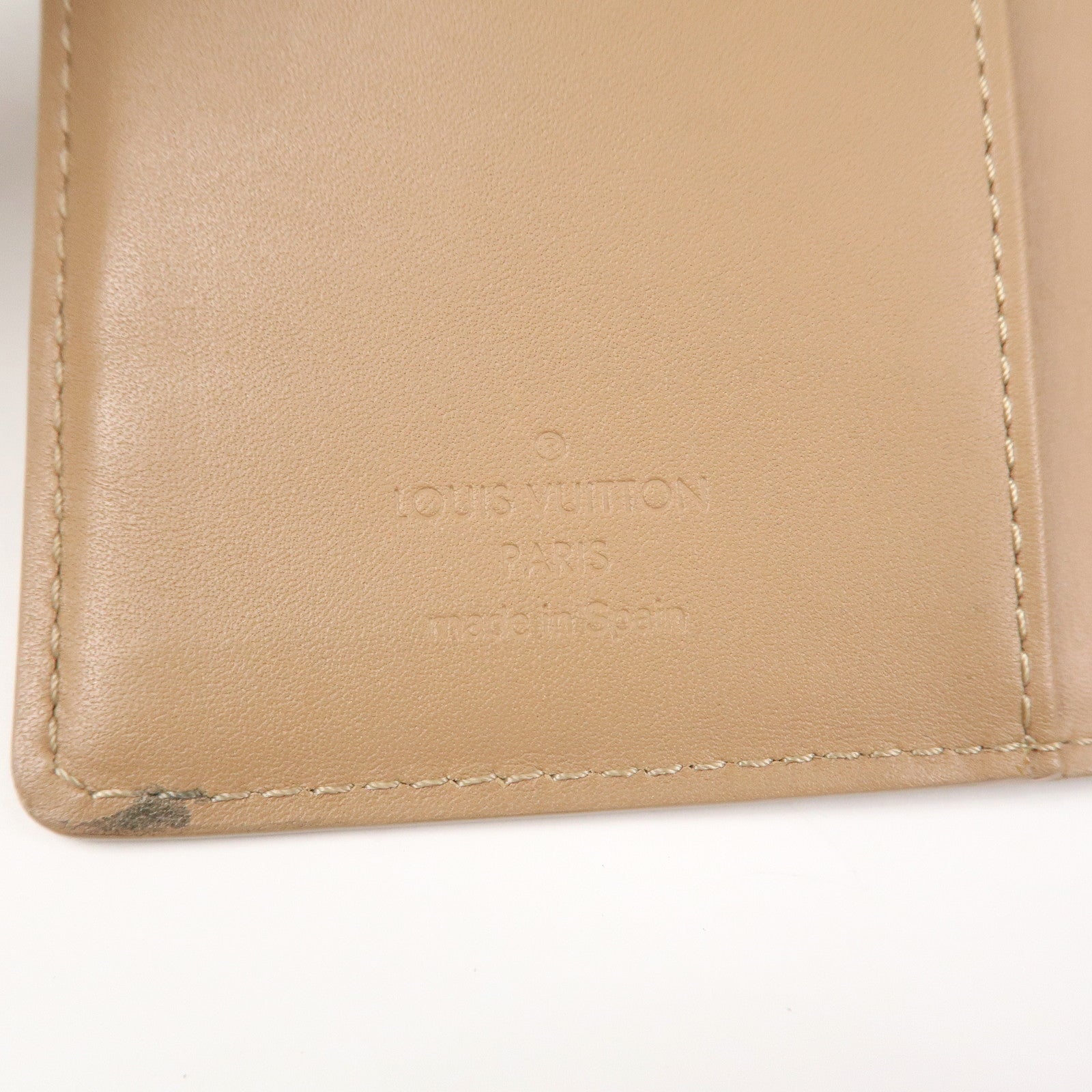 Louis Vuitton Monogram Vernis Agenda PM Planner Cover R21009