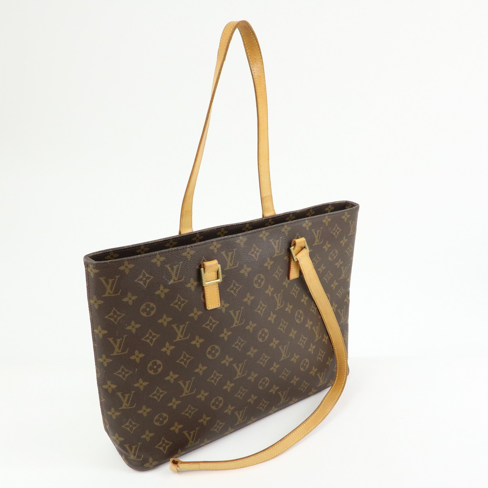 Louis Vuitton Monogram Luco Tote Bag Shoulder Bag Brown M51155