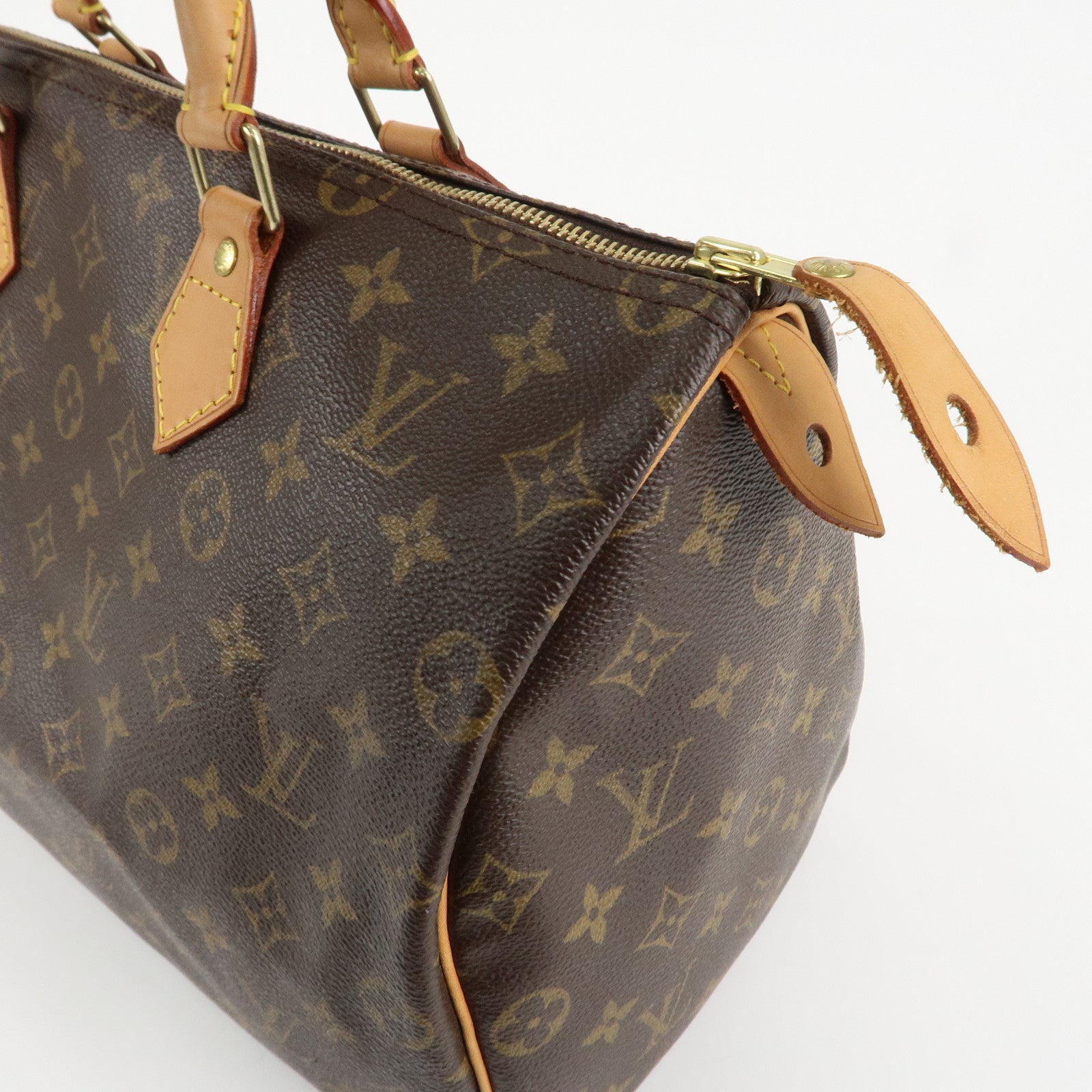 Louis Vuitton Monogram Speedy 35 Hand Bag Boston Bag M41524 Used