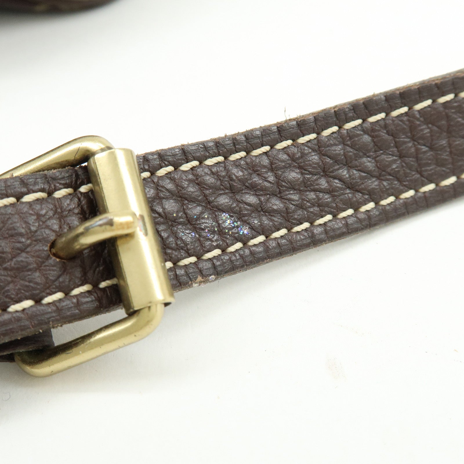 Louis Vuitton Monogram Mini Lin Saumur 30 Shoulder Bag Ebene M95227