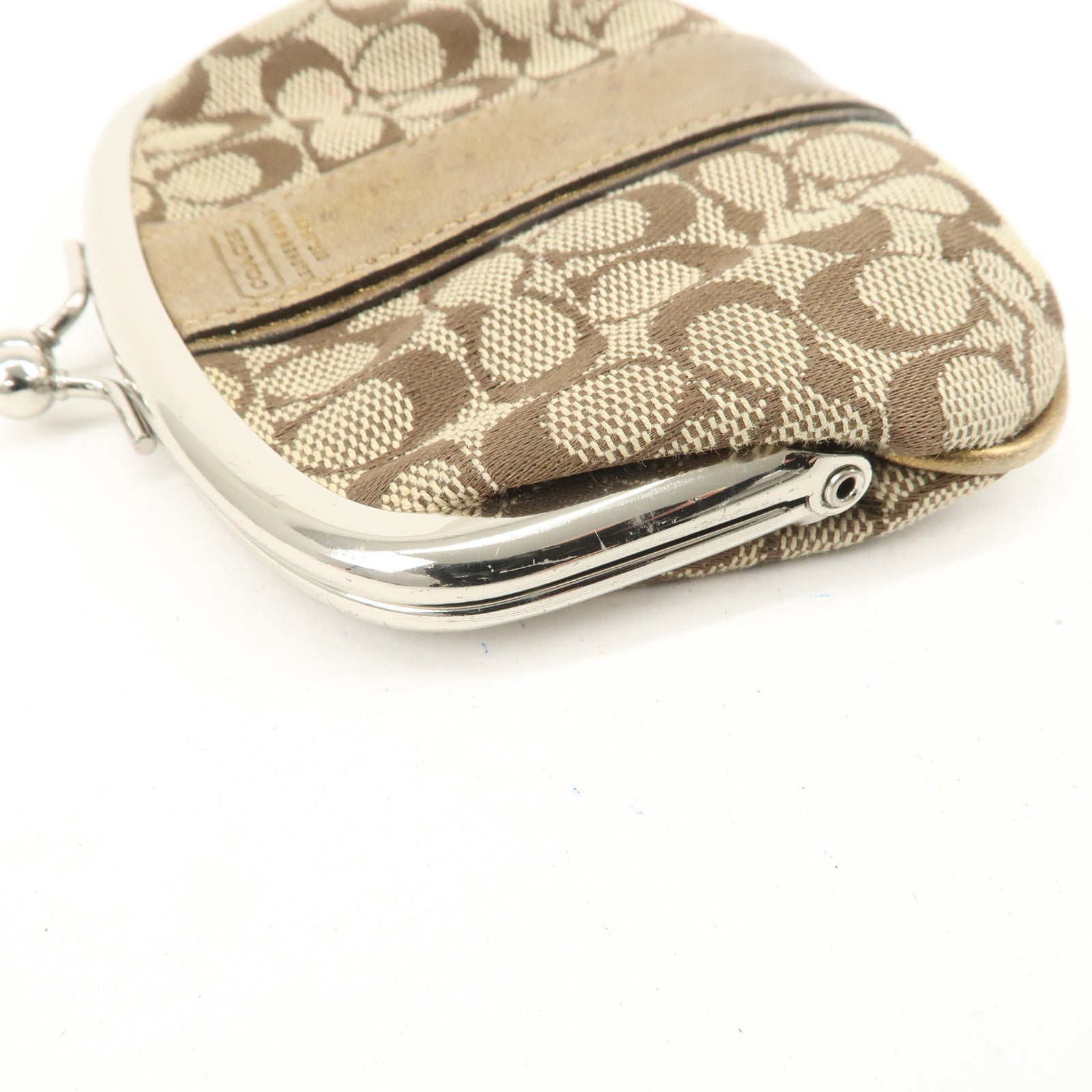 COACH Set of 5 Signature Op Art PVC Leather Wallets Card Coin Case