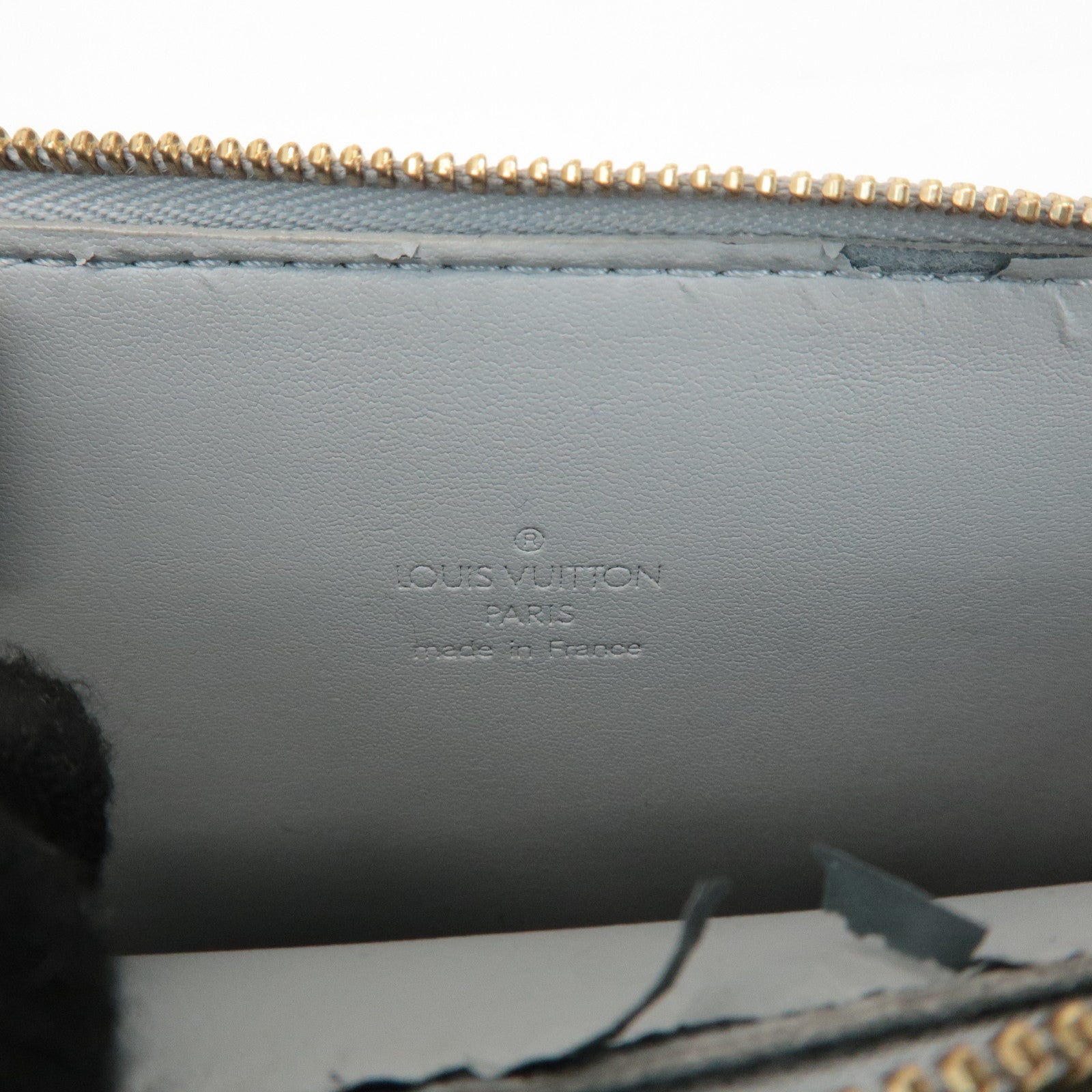 Louis Vuitton Monogram Vernis Motto Shoulder Bag Gray M91030 Used