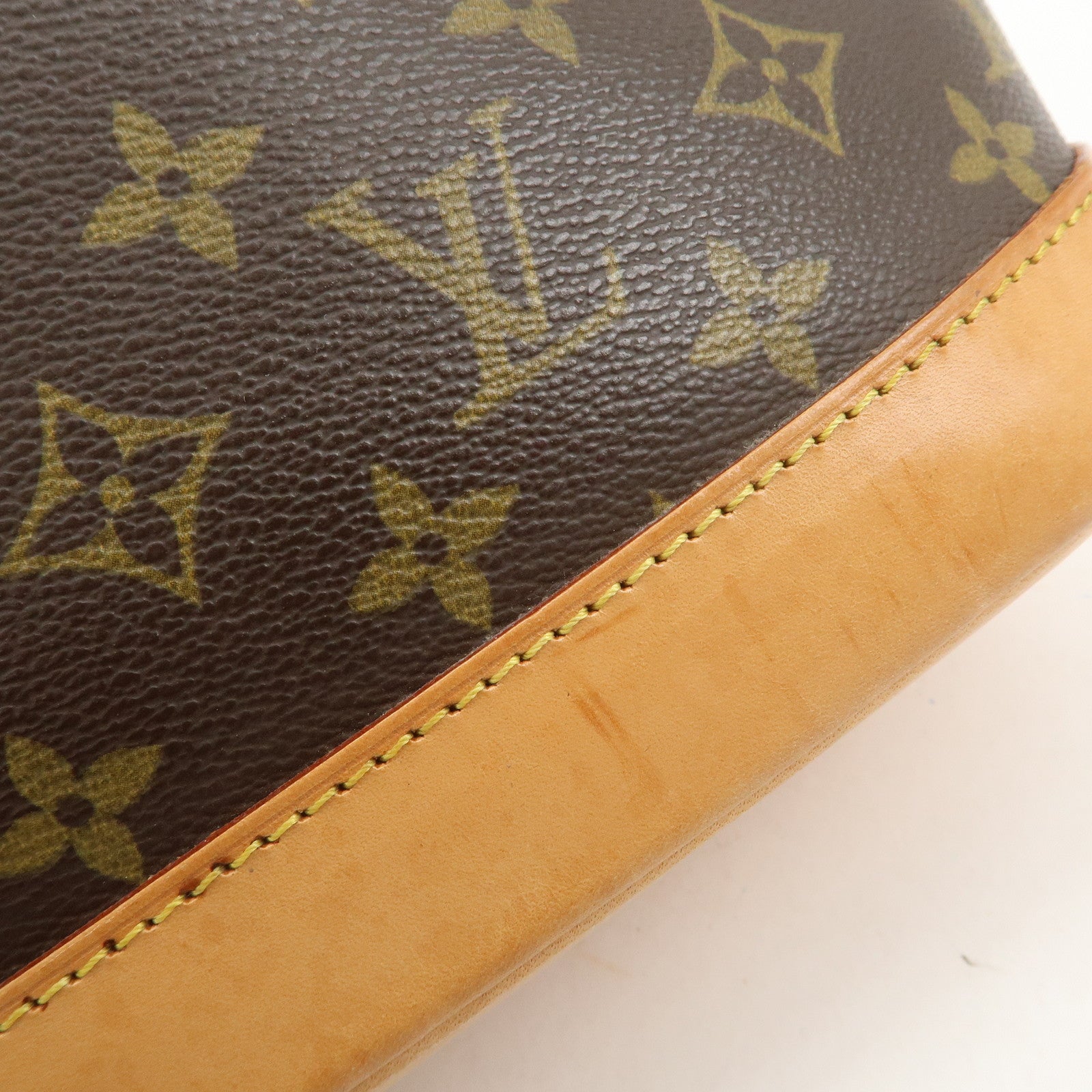 Louis Vuitton Monogram Canvas Alma Hand Bag Brown M51130