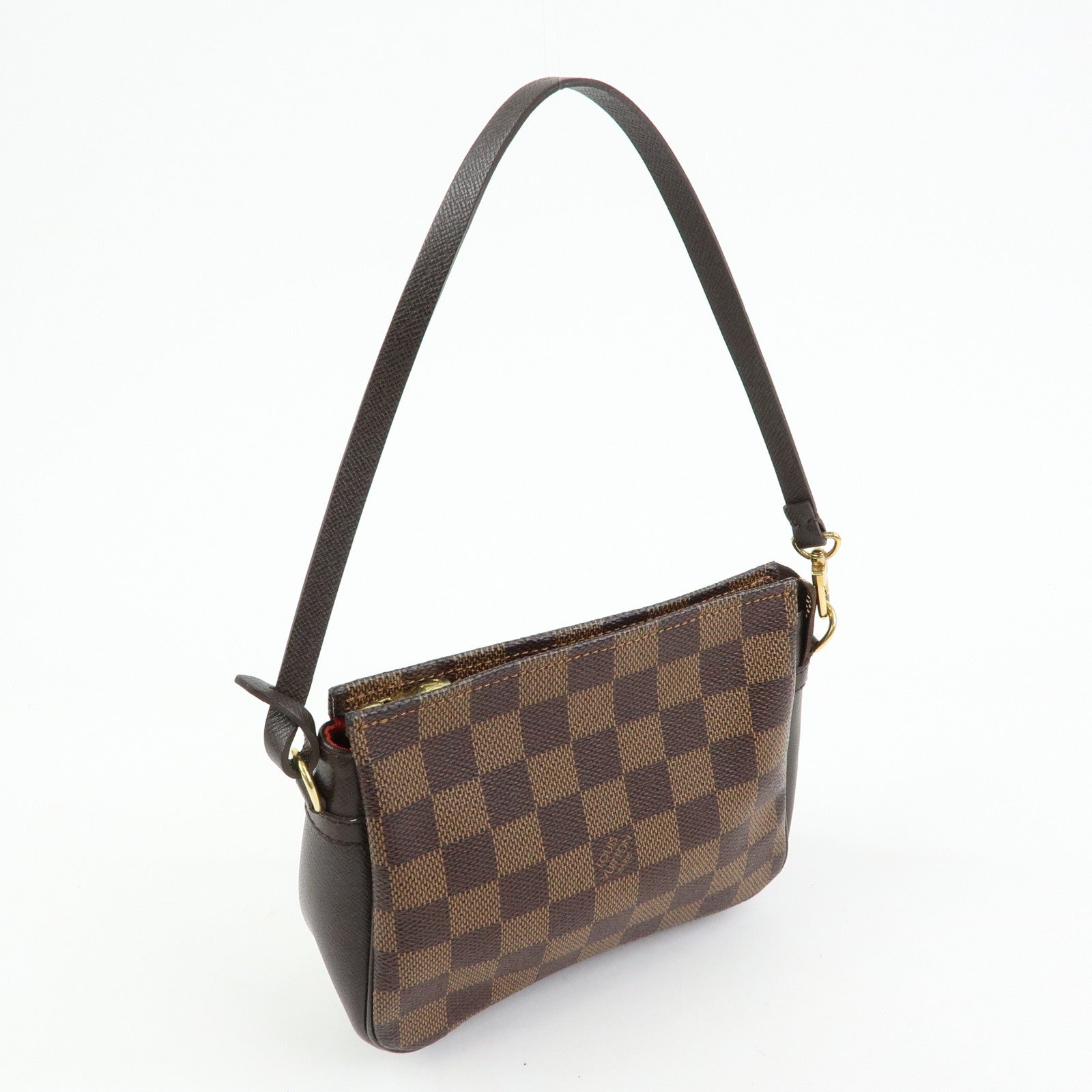 Louis Vuitton Damier Trousse Makeup Accessory Pouch Brown N51982