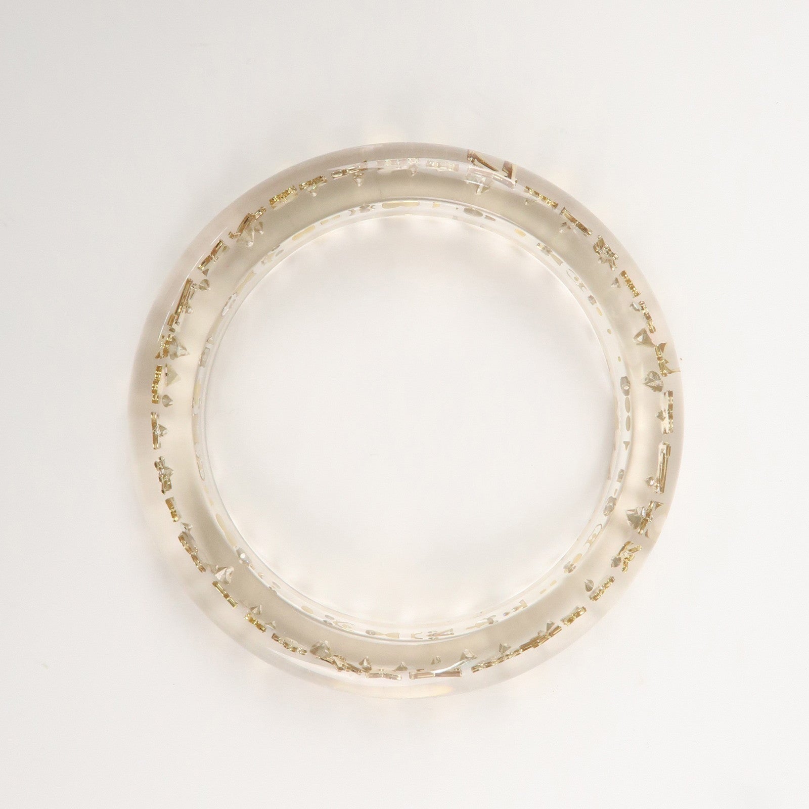 Louis Vuitton Bracelet Inclusion TPM Bangle Clear Gold M65202 Used