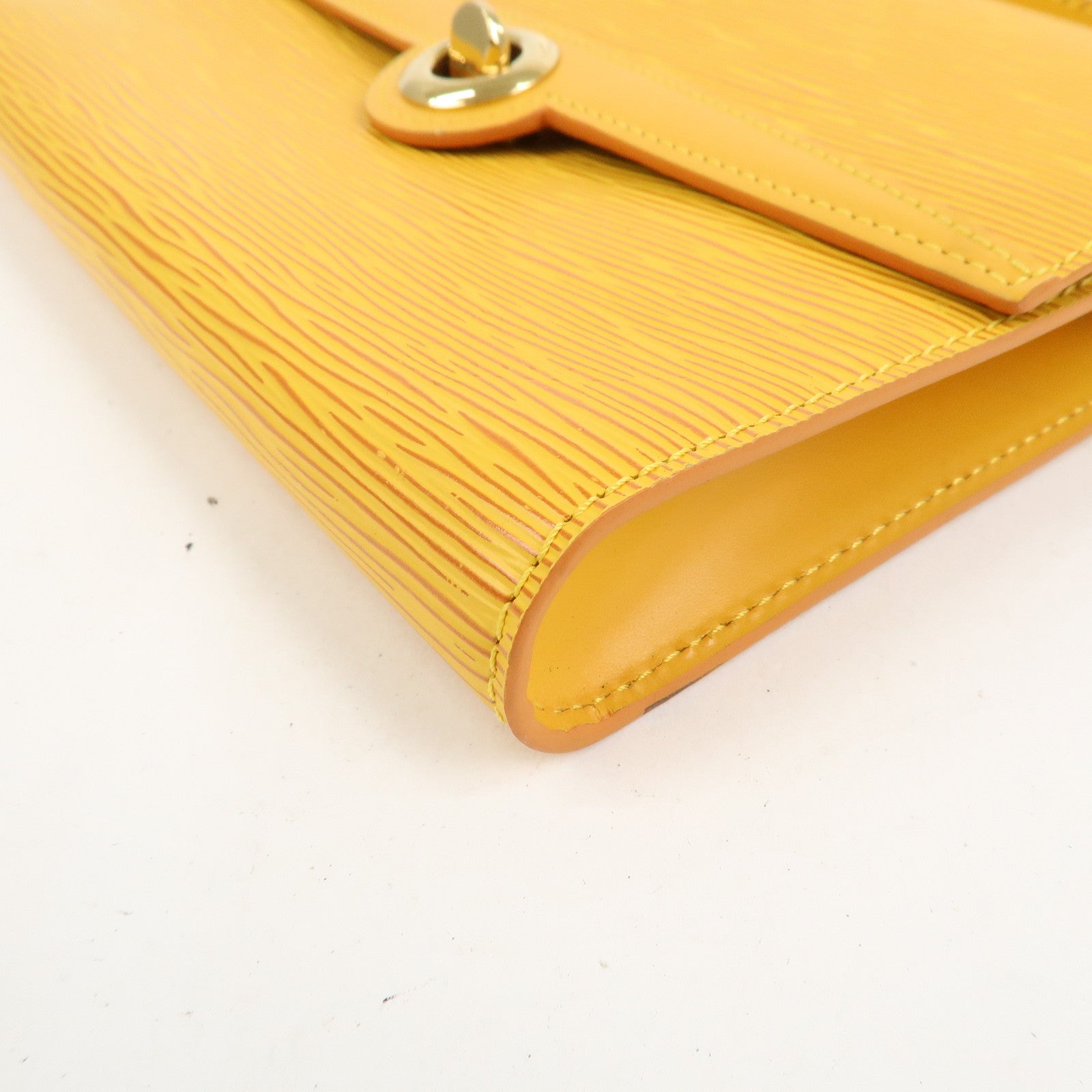 Louis Vuitton Epi Pochette Arche Shoulder Bag Tassili Yellow M52579