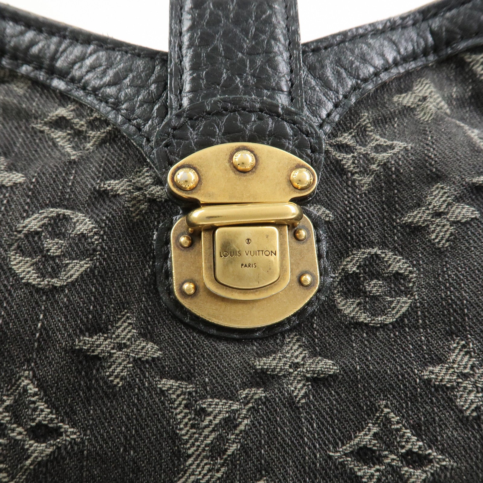 Louis Vuitton Monogram Denim Monogram denim Leather XS Style