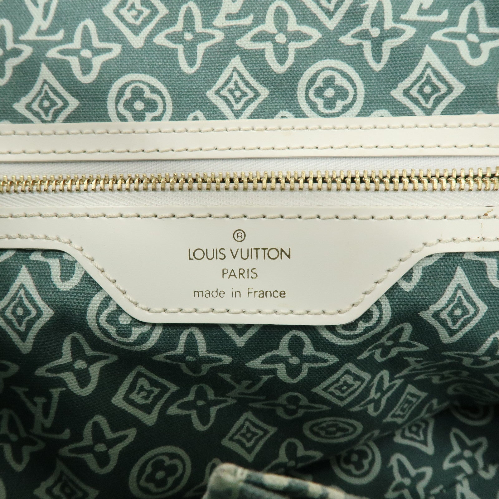 Louis Vuitton Cruise Line Tahitienne PM Canvas Tote Bag Mint M95678