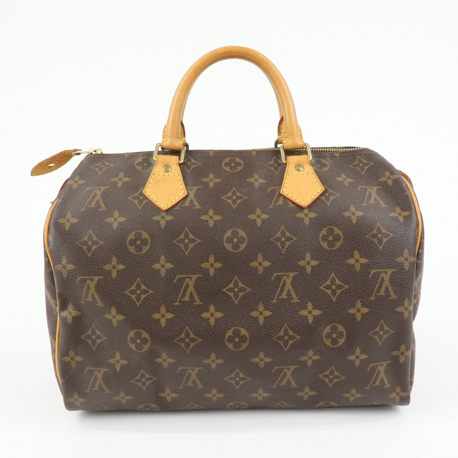 Louis Vuitton Monogram Speedy 30 Boston Bag Hand Bag Brown M41526