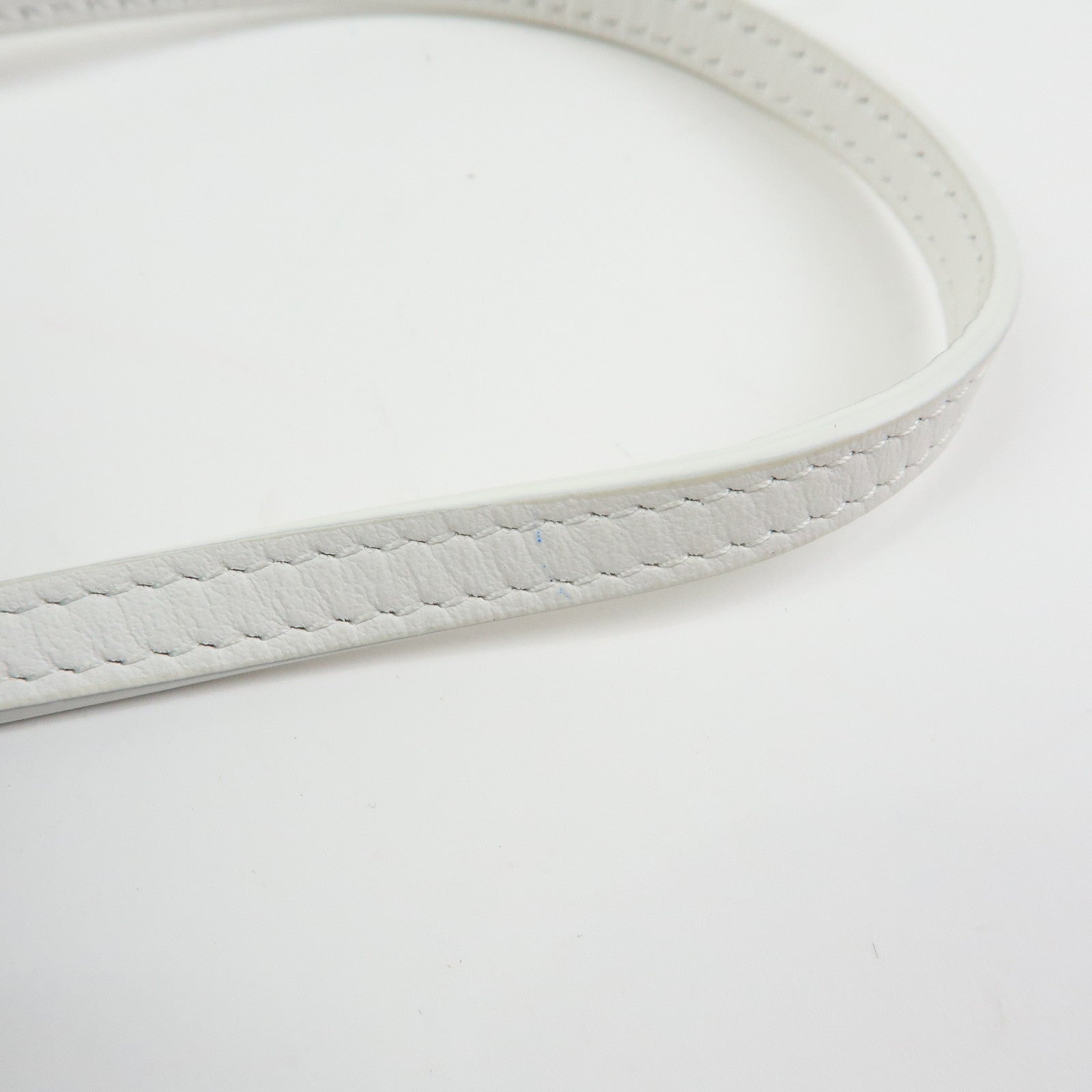 BURBERRY Leather Shoulder Bag Crossbody Bag White