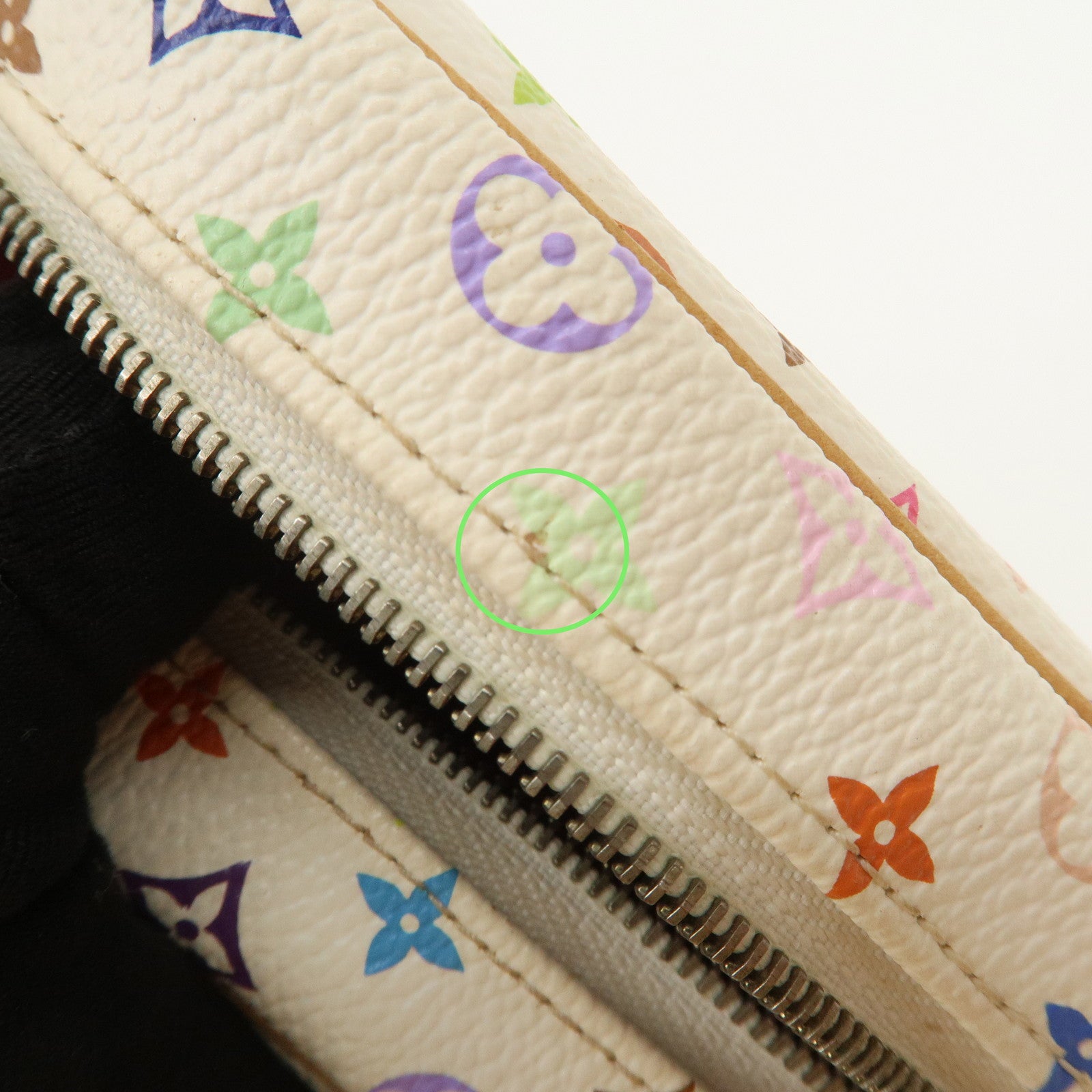 Louis Vuitton Monogram Multicolor Trousse Wapity Pouch Blanc M58033