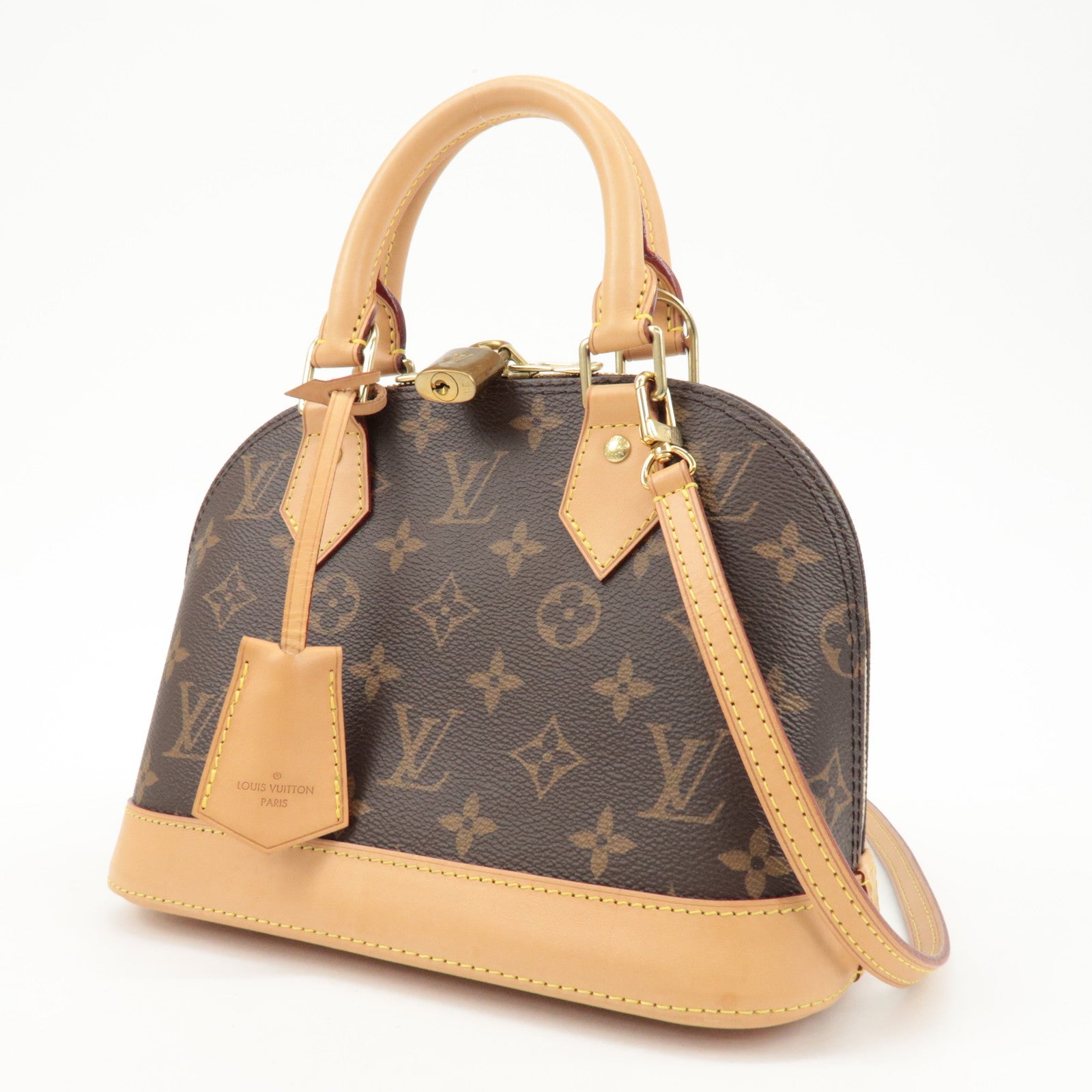 Louis Vuitton Monogram Alma BB 2Way Hand Bag Shoulder Bag M53152 Used