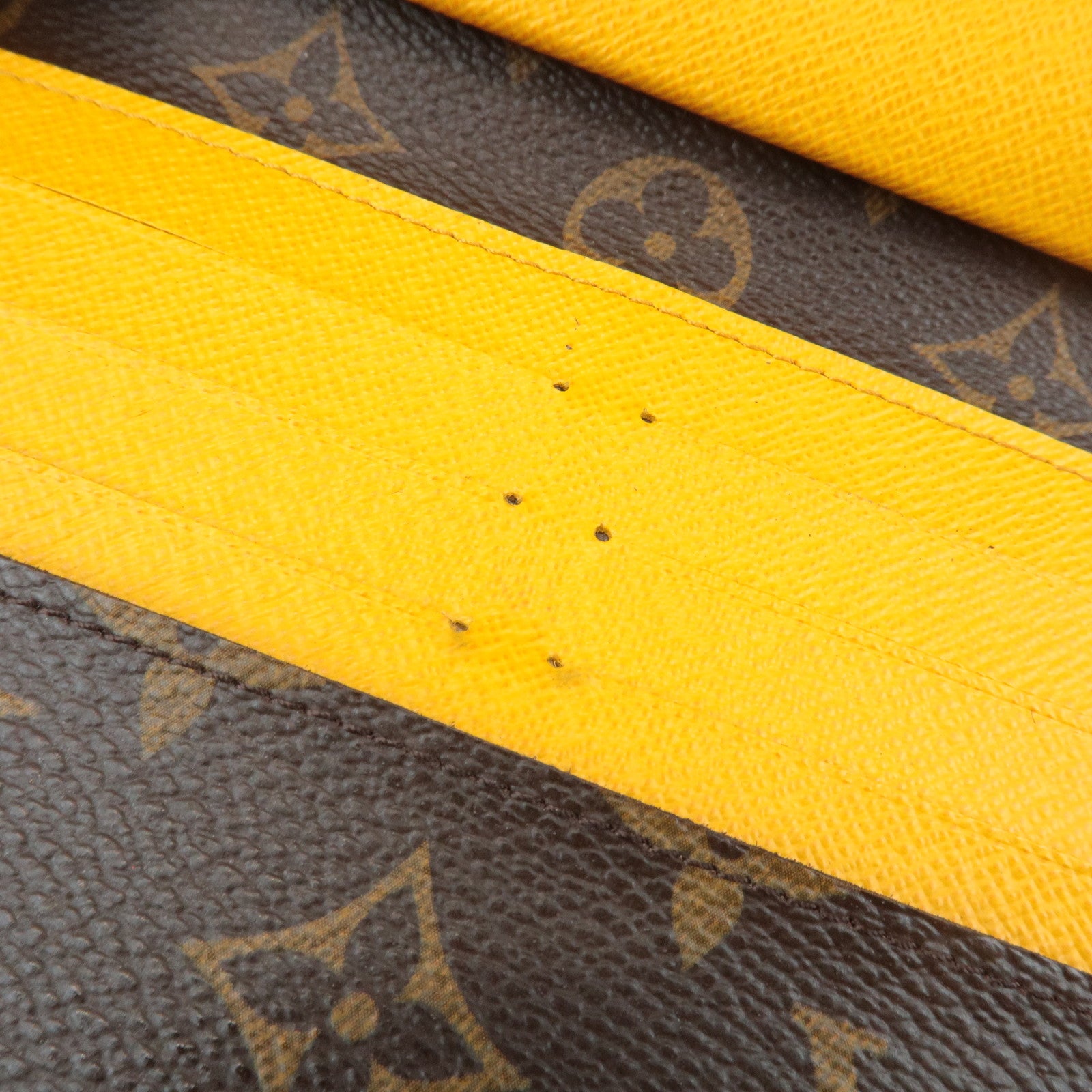 Louis Vuitton Monogram Epi Portefeuille Marie Louron Yellow M60506 Used