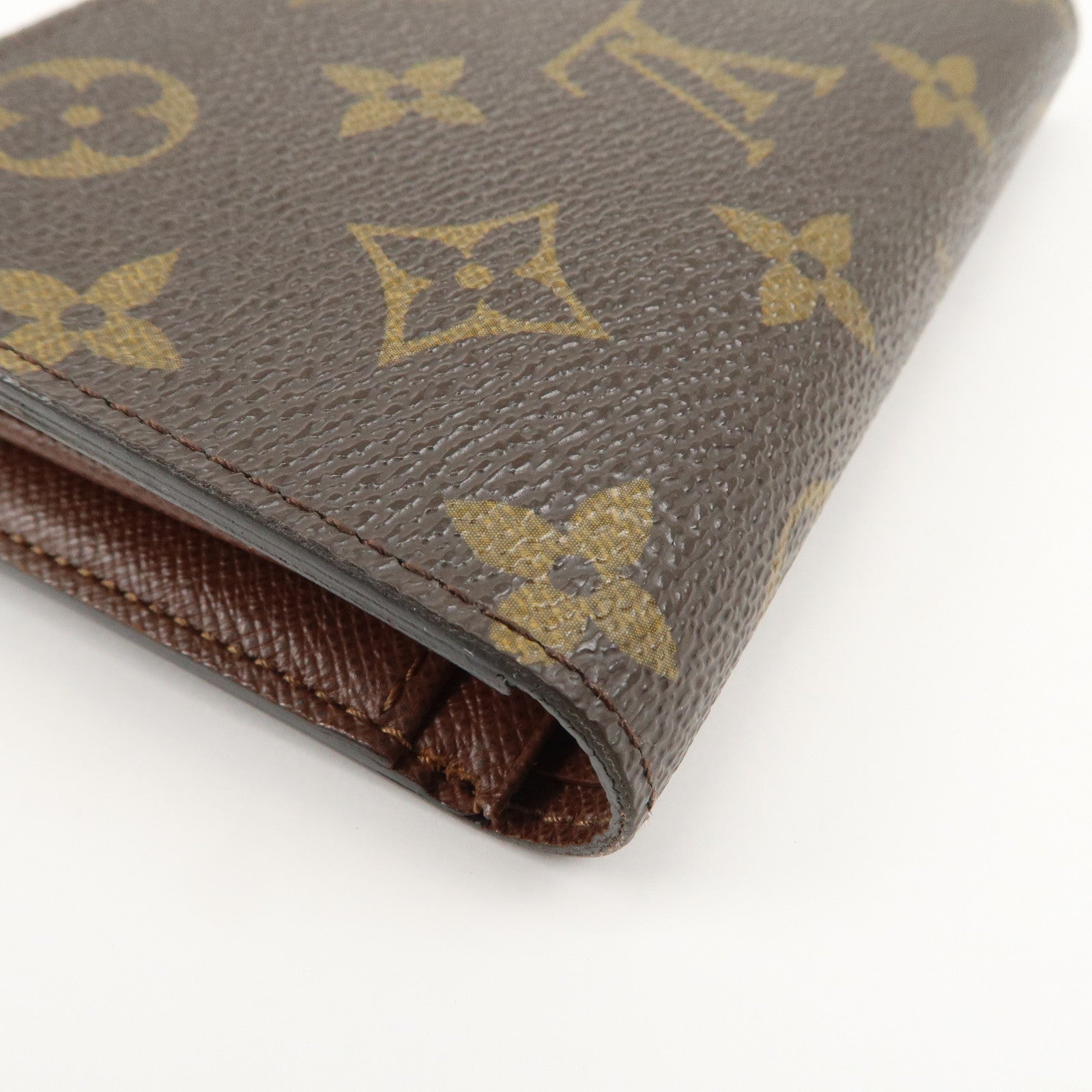 Louis Vuitton Monogram Portefeuille Viennois Wallet Brown M61674 Used