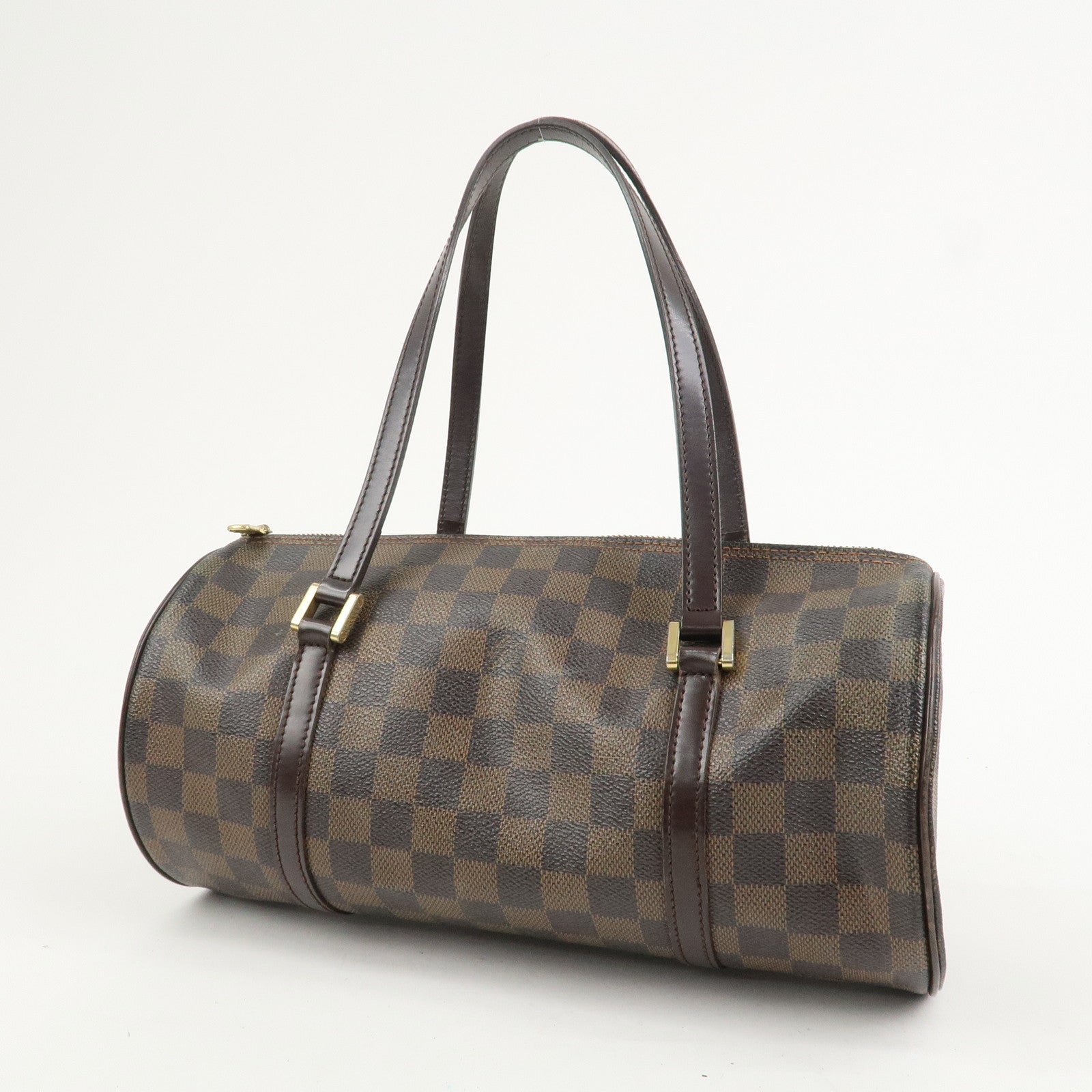 Louis Vuitton Damier Ebene Papillon 30 Hand Bag Brown N51303
