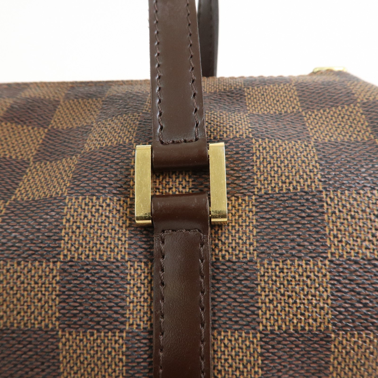 Louis Vuitton Damier Ebene Papillon 26 Hand Bag Brown N51304