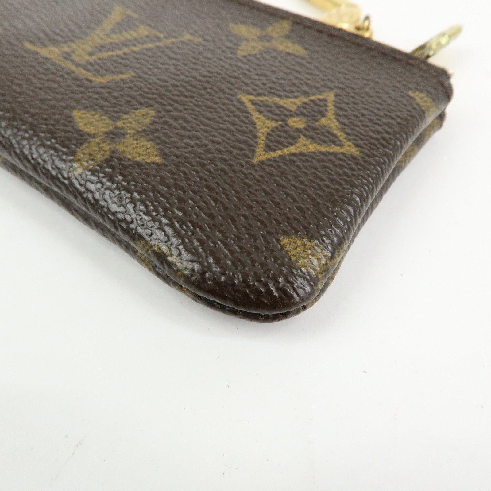 Louis Vuitton Monogram Pochette Cles Coin Case Key Case M62650