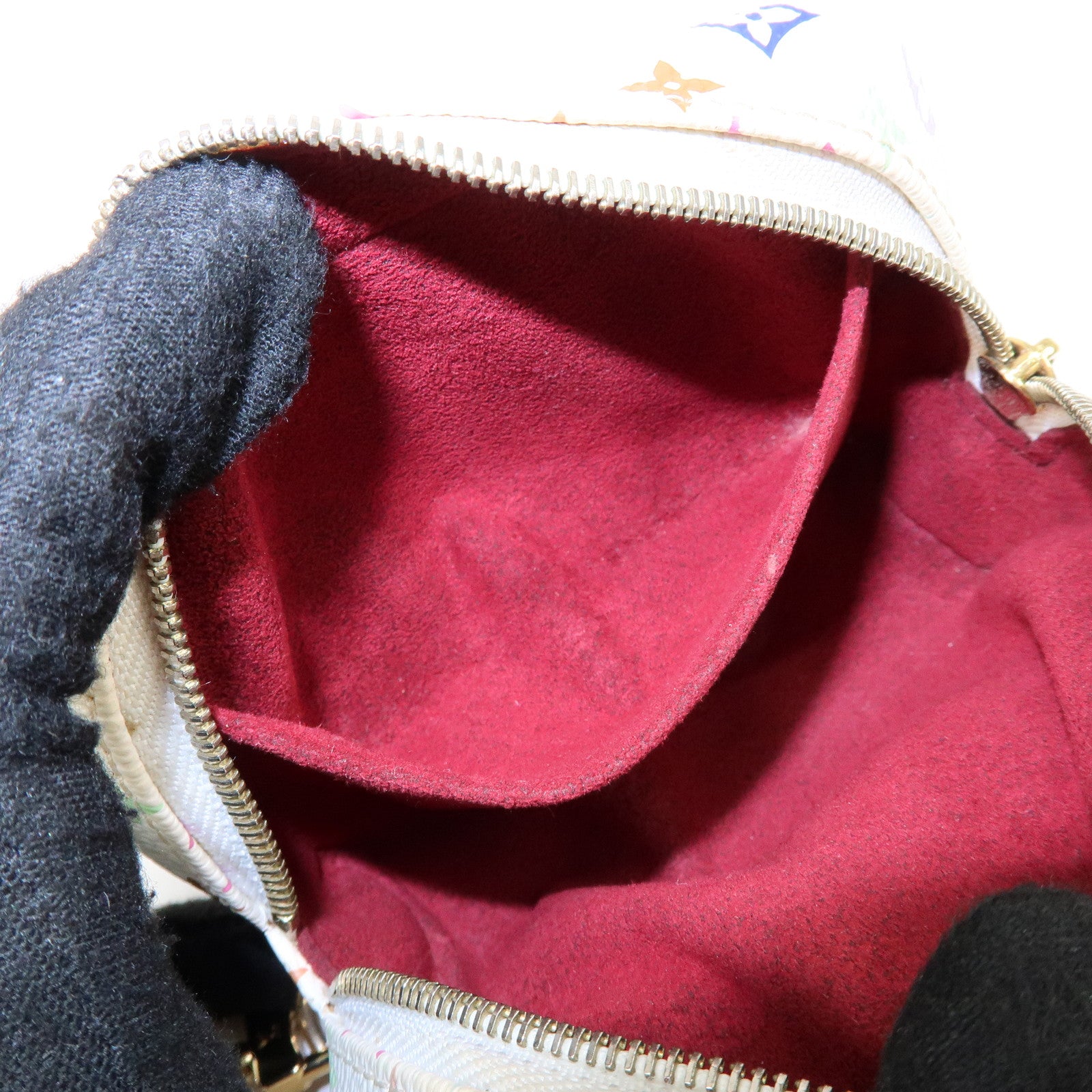 Louis Vuitton Monogram Multicolor Trousse Wapity Pouch Blanc M58033