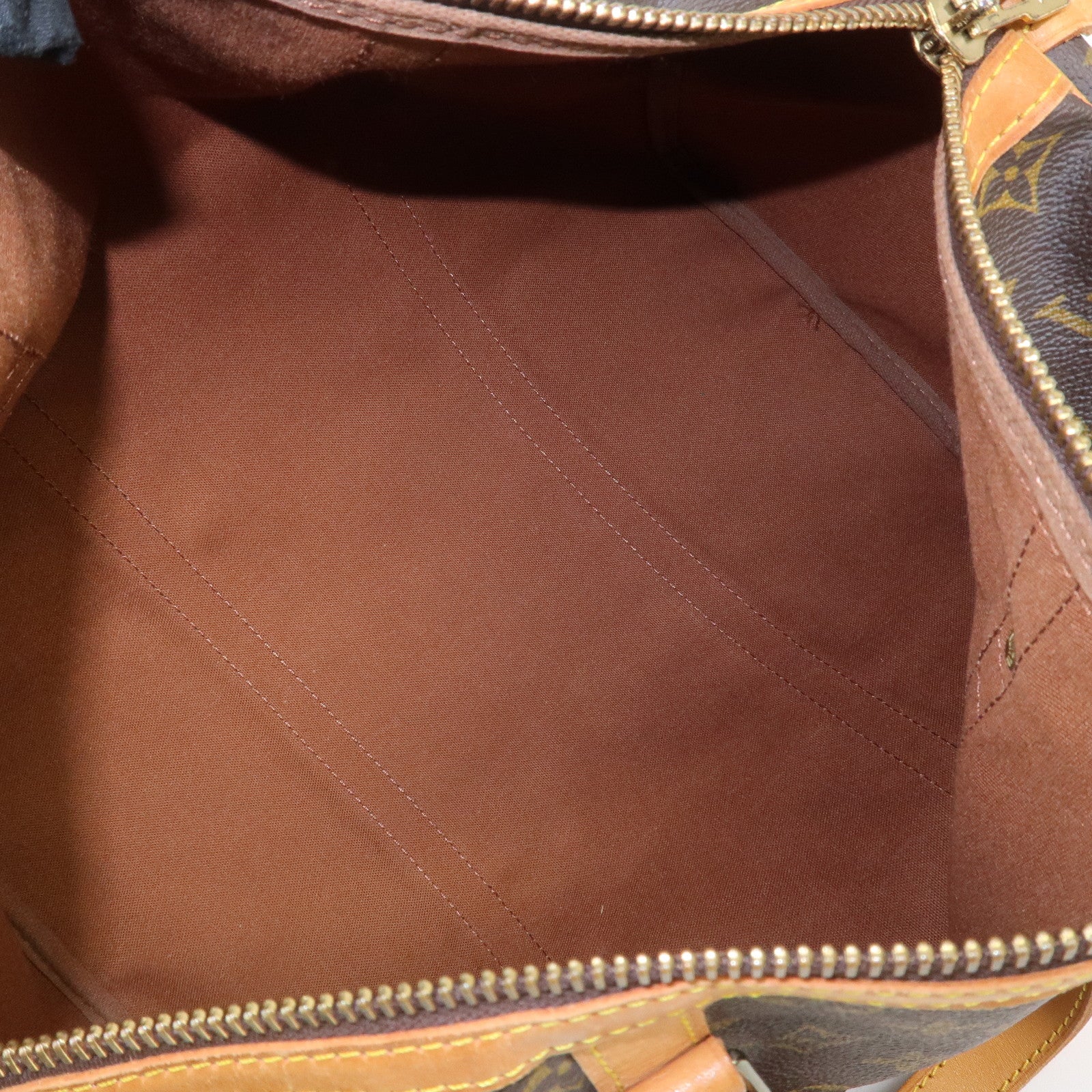 Louis Vuitton Monogram Sac Souple 35 Boston Bag Brown M41626