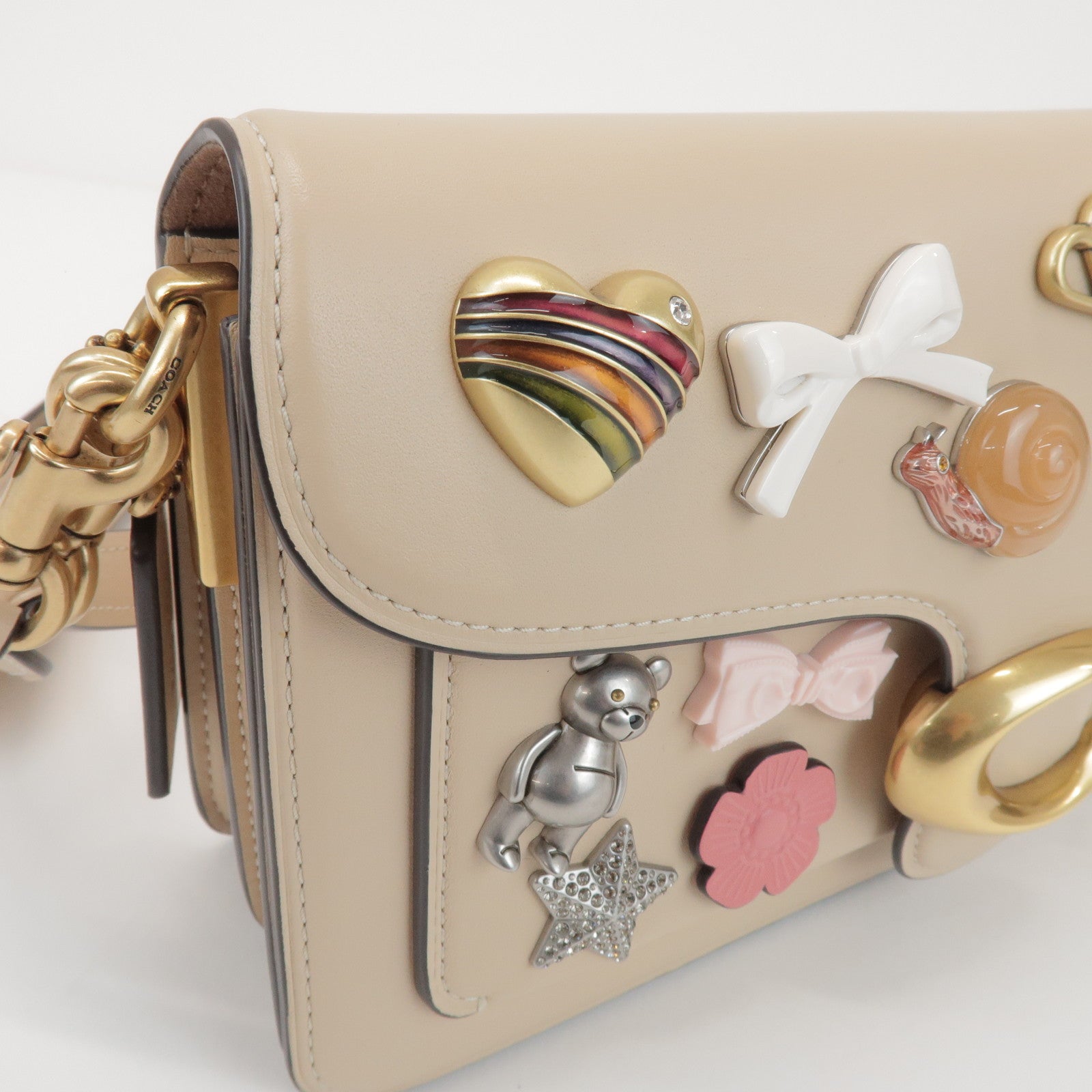 COACH Tabby 26 Leather 2Way Shoulder Hand Bag Japan Exclusive Ivory