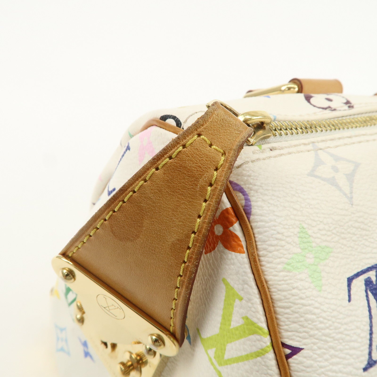 Louis Vuitton Monogram Multicolor Hand Bag Blanc M92643
