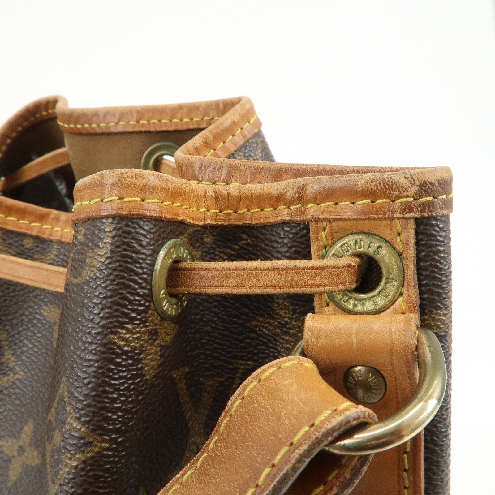 Louis Vuitton Monogram Noe Shoulder Bag Hand Bag Brown M42224