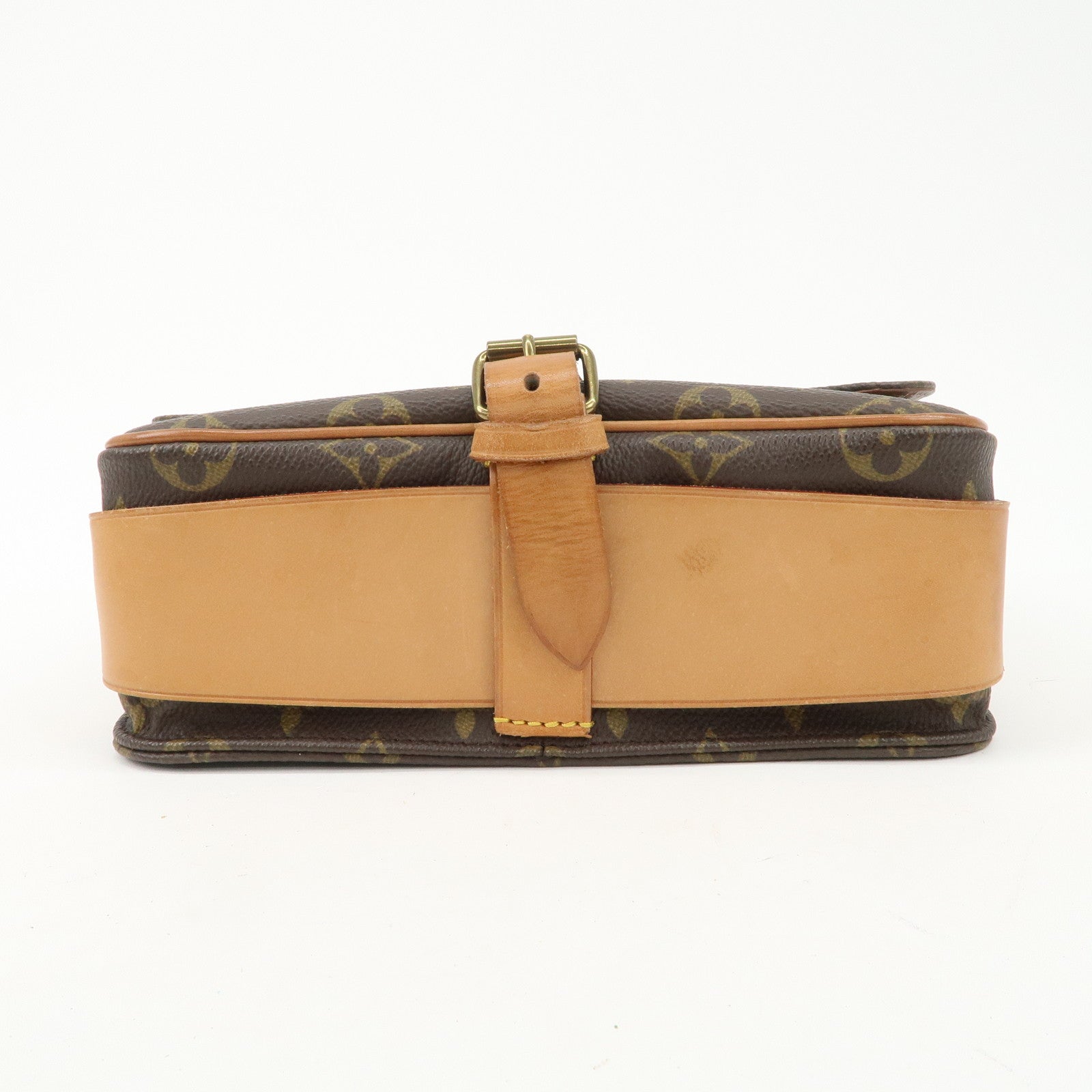 Louis Vuitton Monogram Cartouchiere MM Shoulder Bag M51253