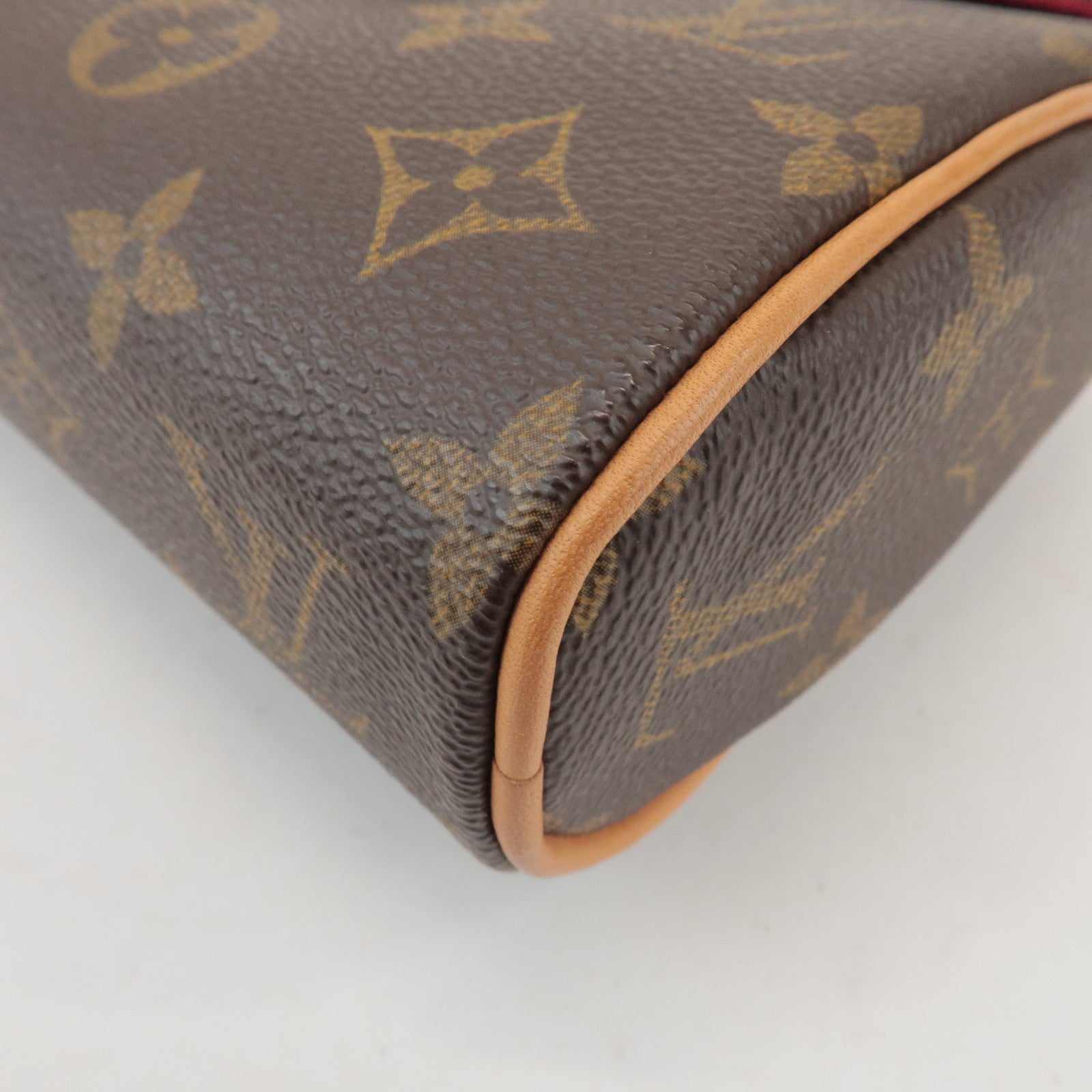 Louis Vuitton Monogram Sonatine Hand Bag Brown M51902