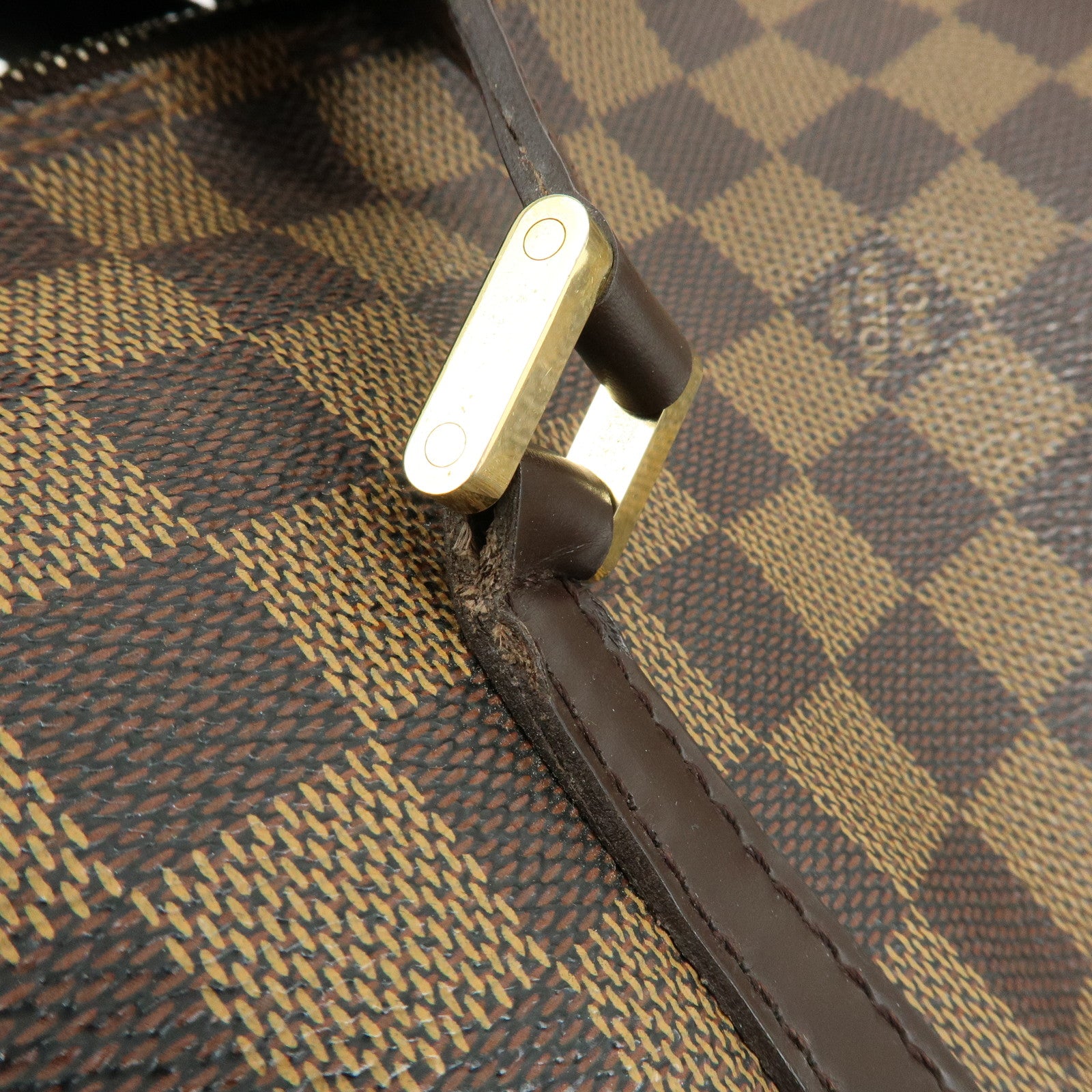 Louis Vuitton Damier Ebene Papillon 30 Hand Bag Brown N51303