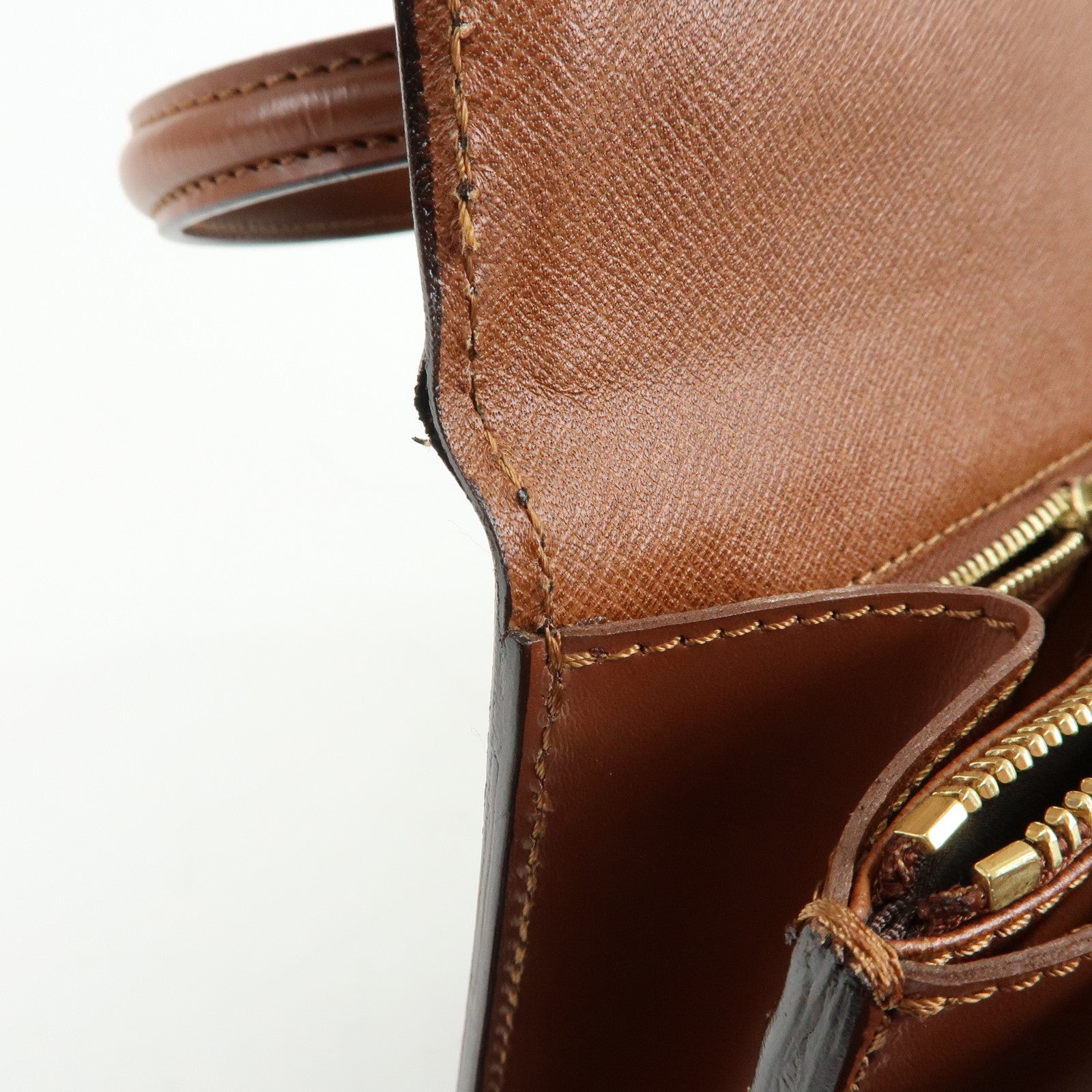 Louis Vuitton Monogram Concorde Hand Bag Brown M51190