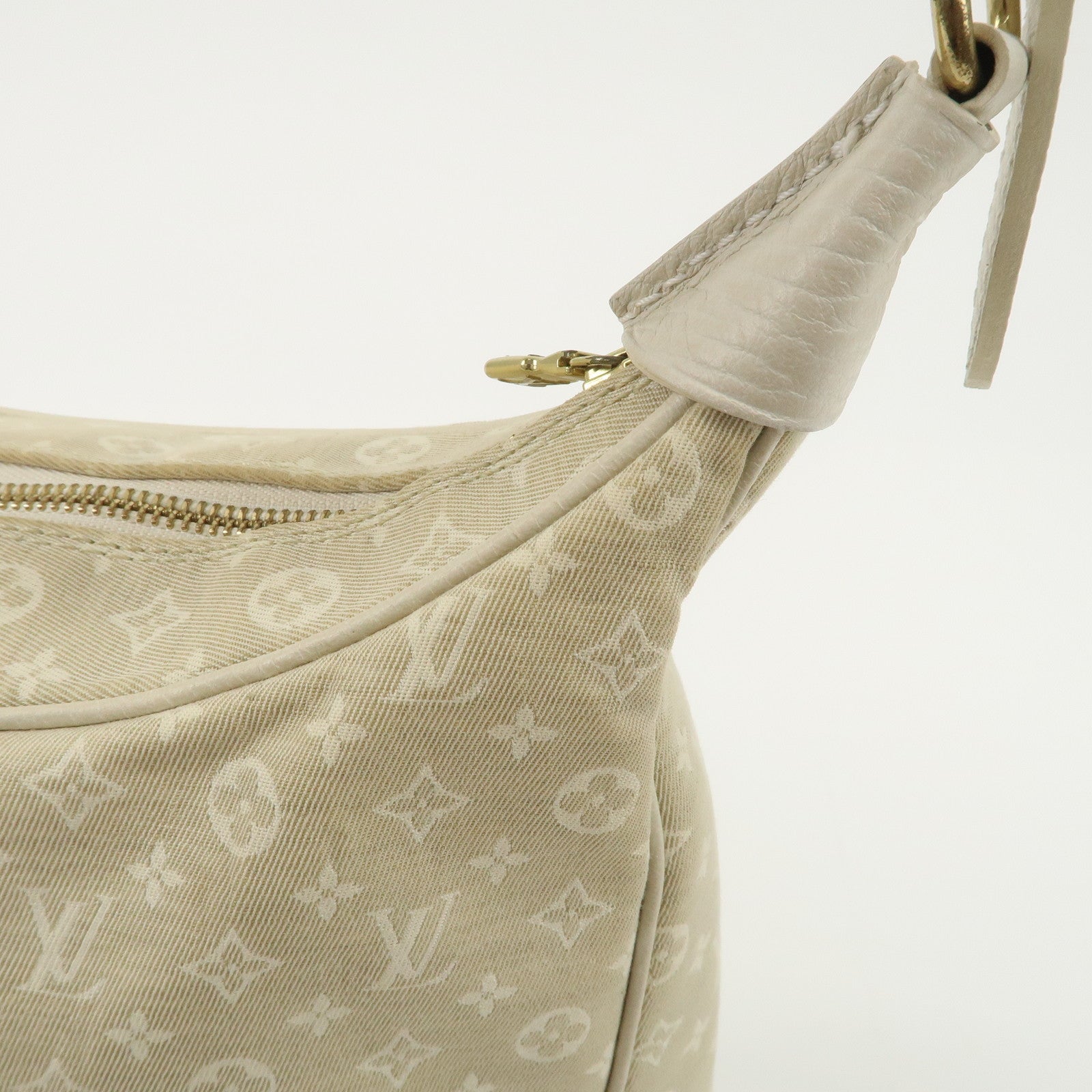 Louis Vuitton Monogram Mini Lin Boulogne Hand Bag Dune M95317