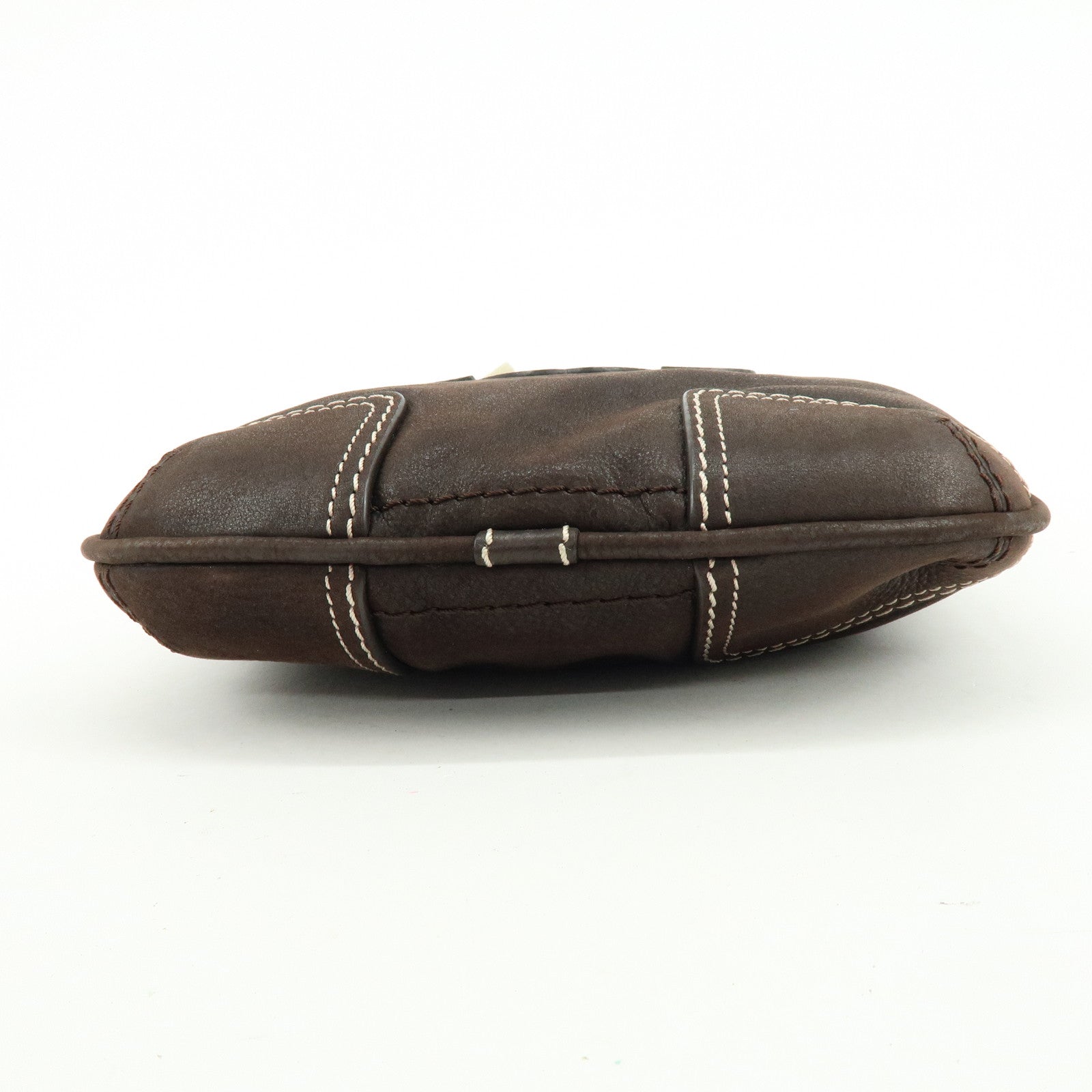 LOEWE Anagram Leather Shoulder Bag Crossbody Bag Brown