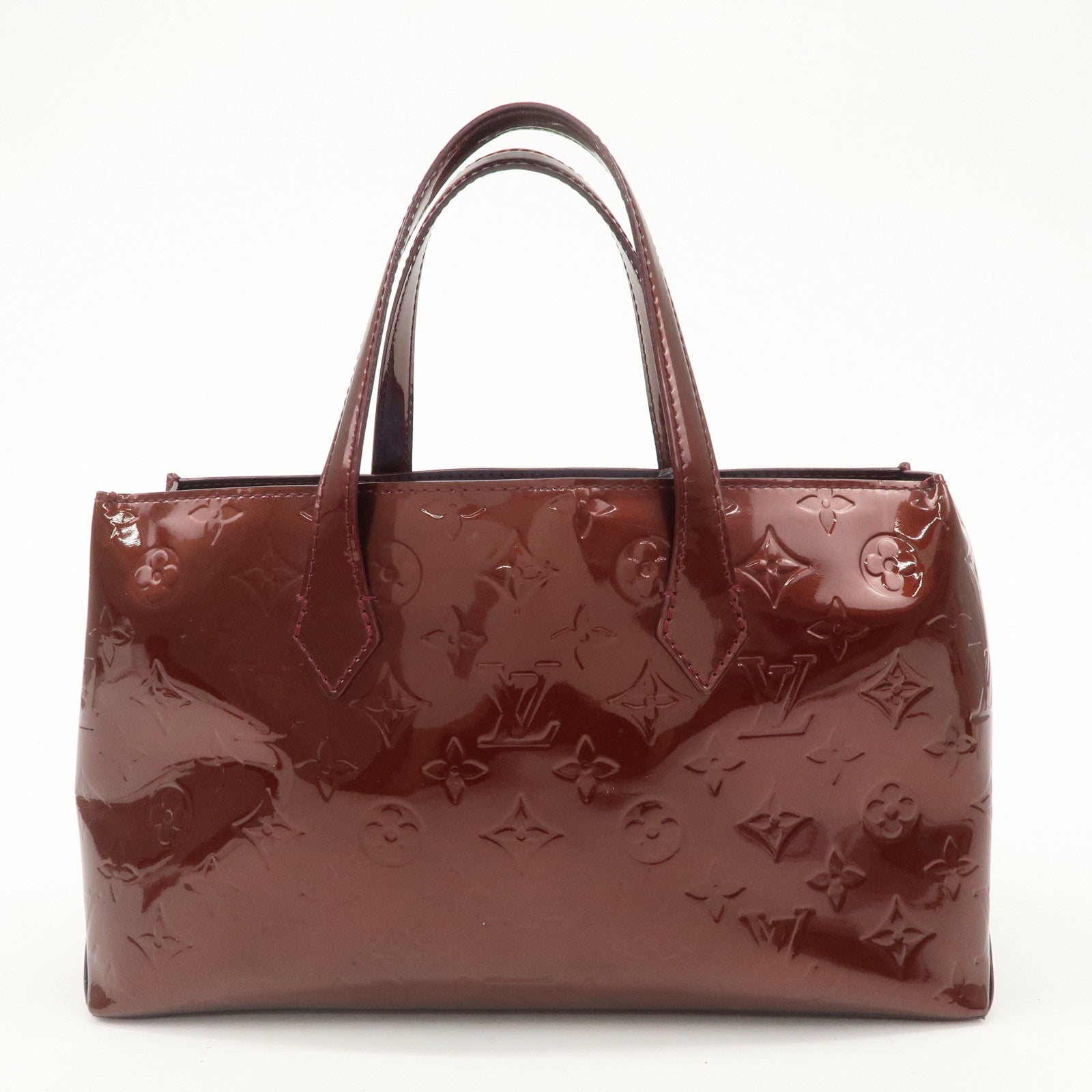 Louis Vuitton Monogram Vernis Wilshire PM Rouge Faurviste M91644 Used