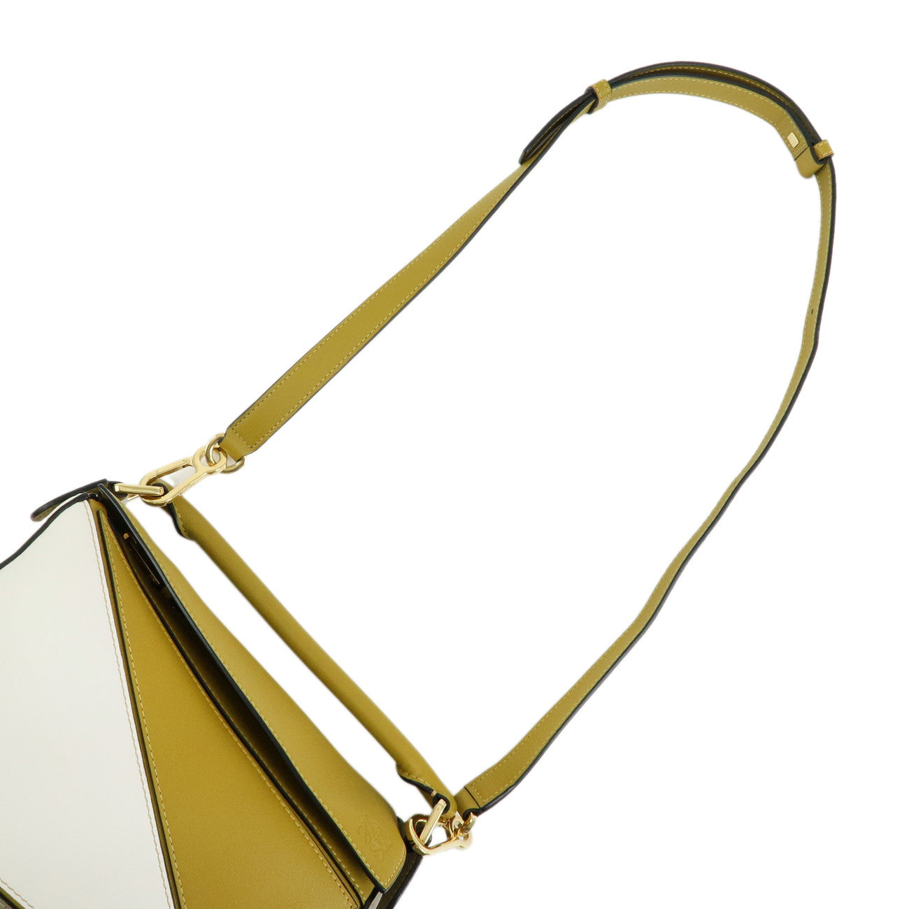 LOEWE Anagram Calf Leather 2Way Puzzle Bag Small Ocher A510S21X55