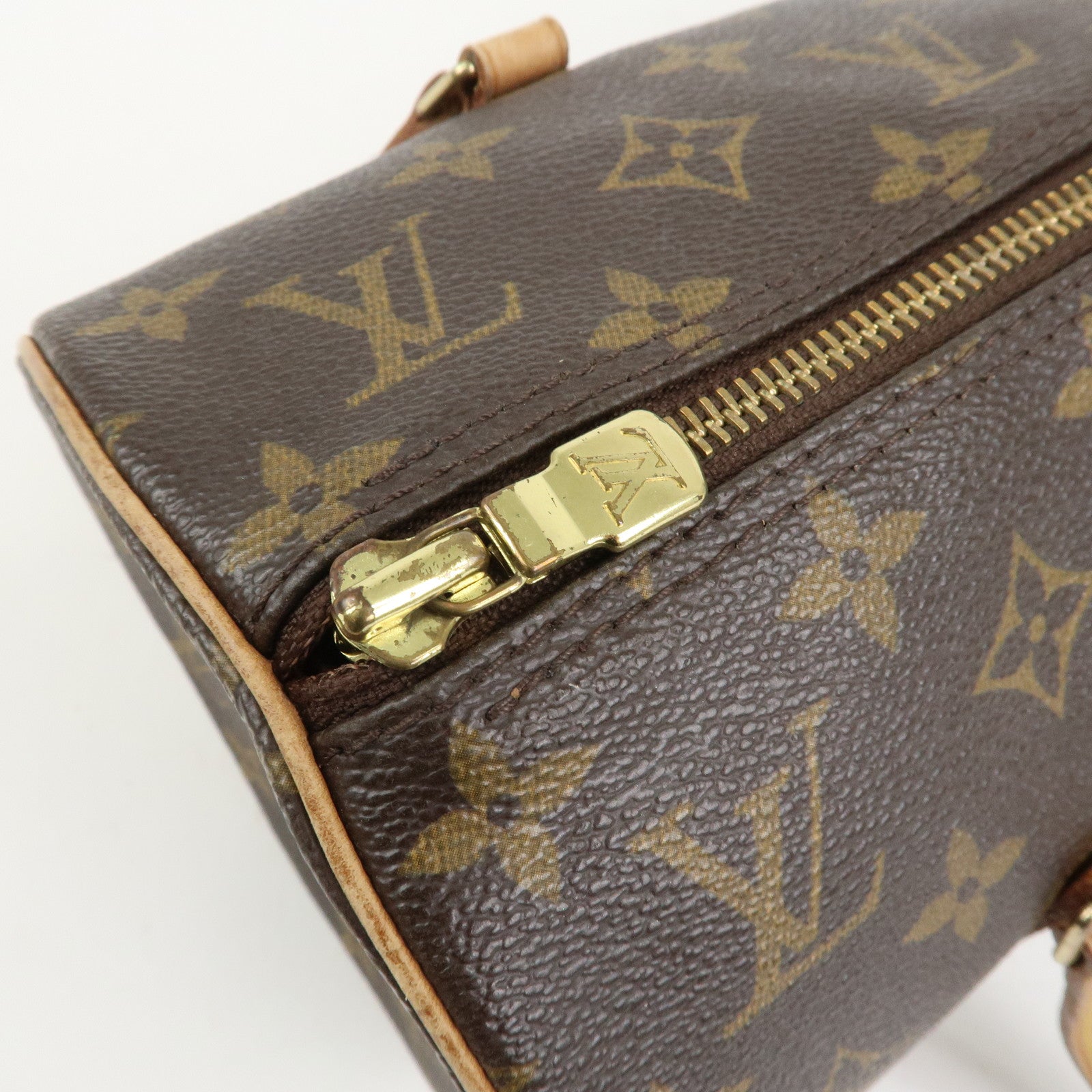 Louis Vuitton Monogram Papillon 30 Hand Bag New Style Brown M51385