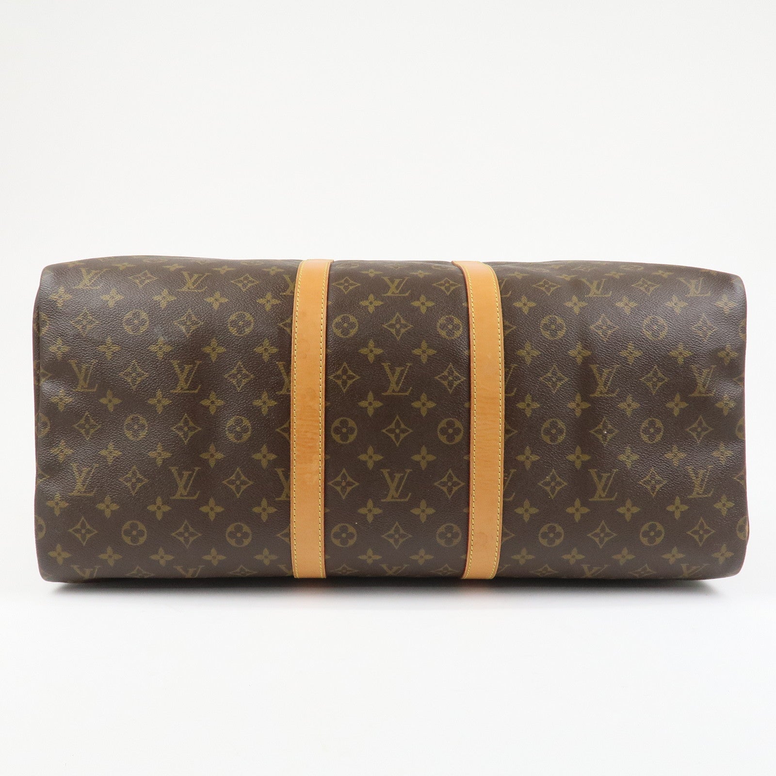 Louis Vuitton Monogram Keep All 55 Boston Bag Brown M41424
