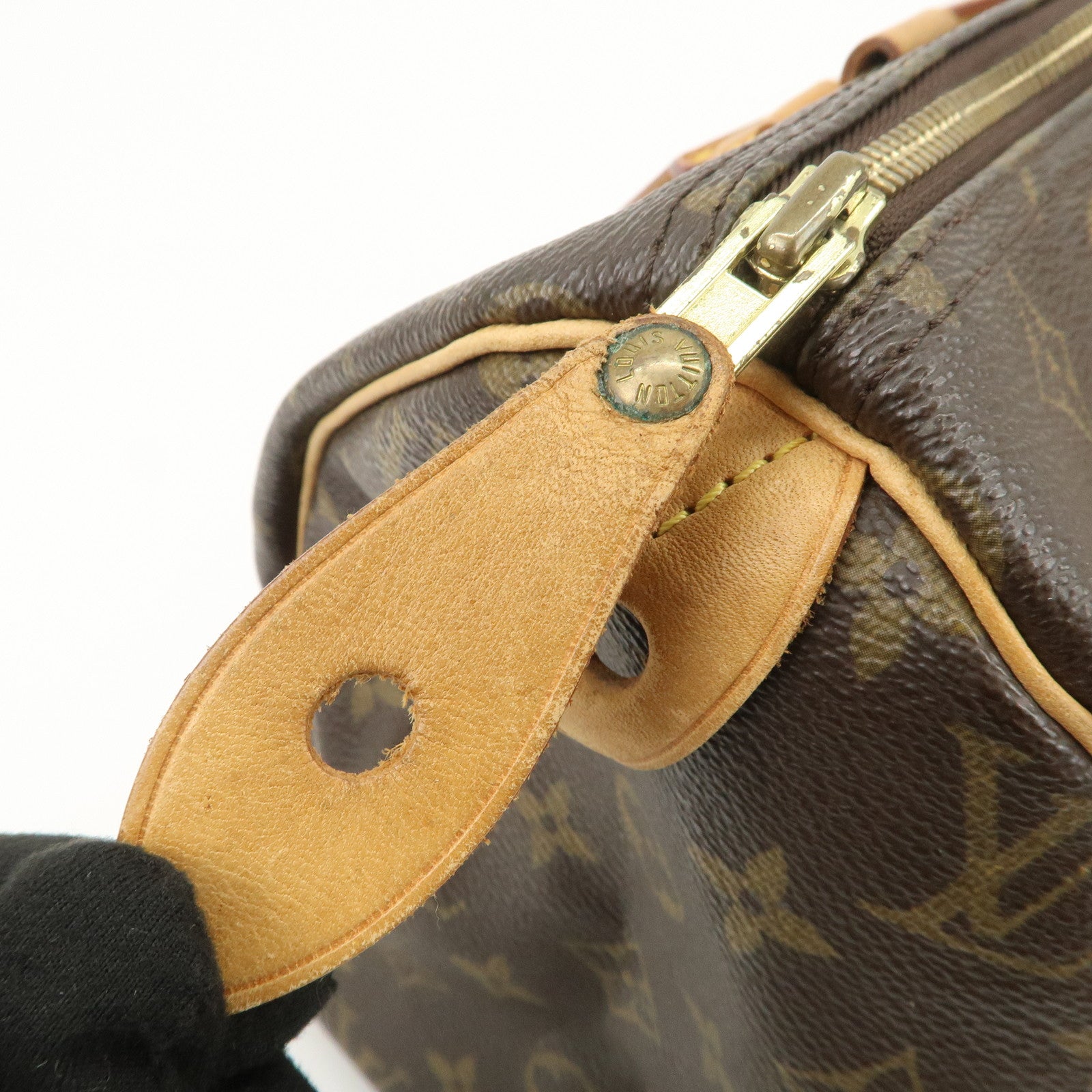 Louis Vuitton Monogram Speedy 30 Boston Bag Hand Bag Brown M41526