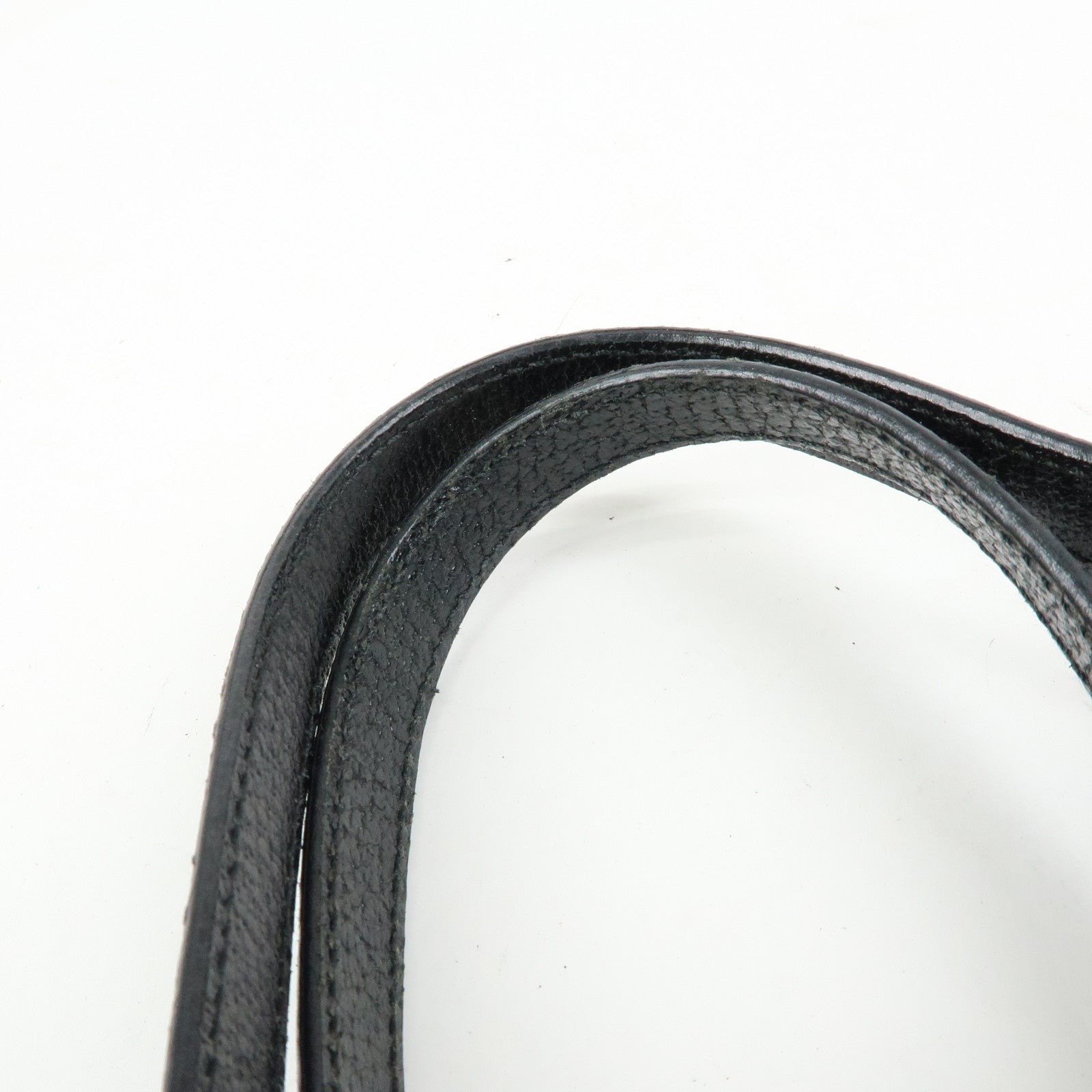 GUCCI GG Canvas Leather Mini Hand Bag Tote Bag Black 120844