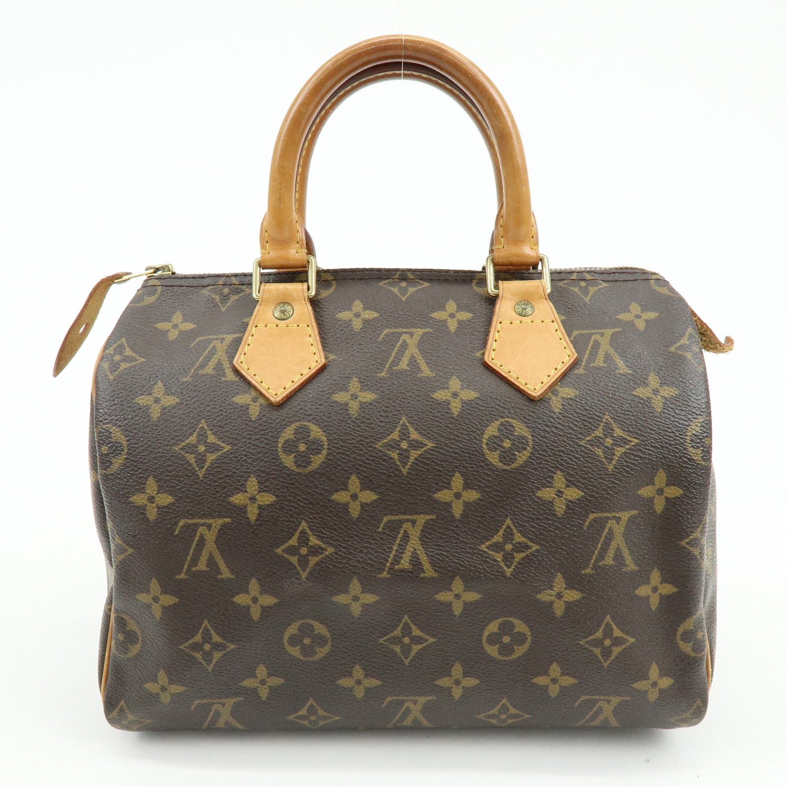 Louis Vuitton Monogram Speedy 25 Boston Bag Hand Bag Brown M41528