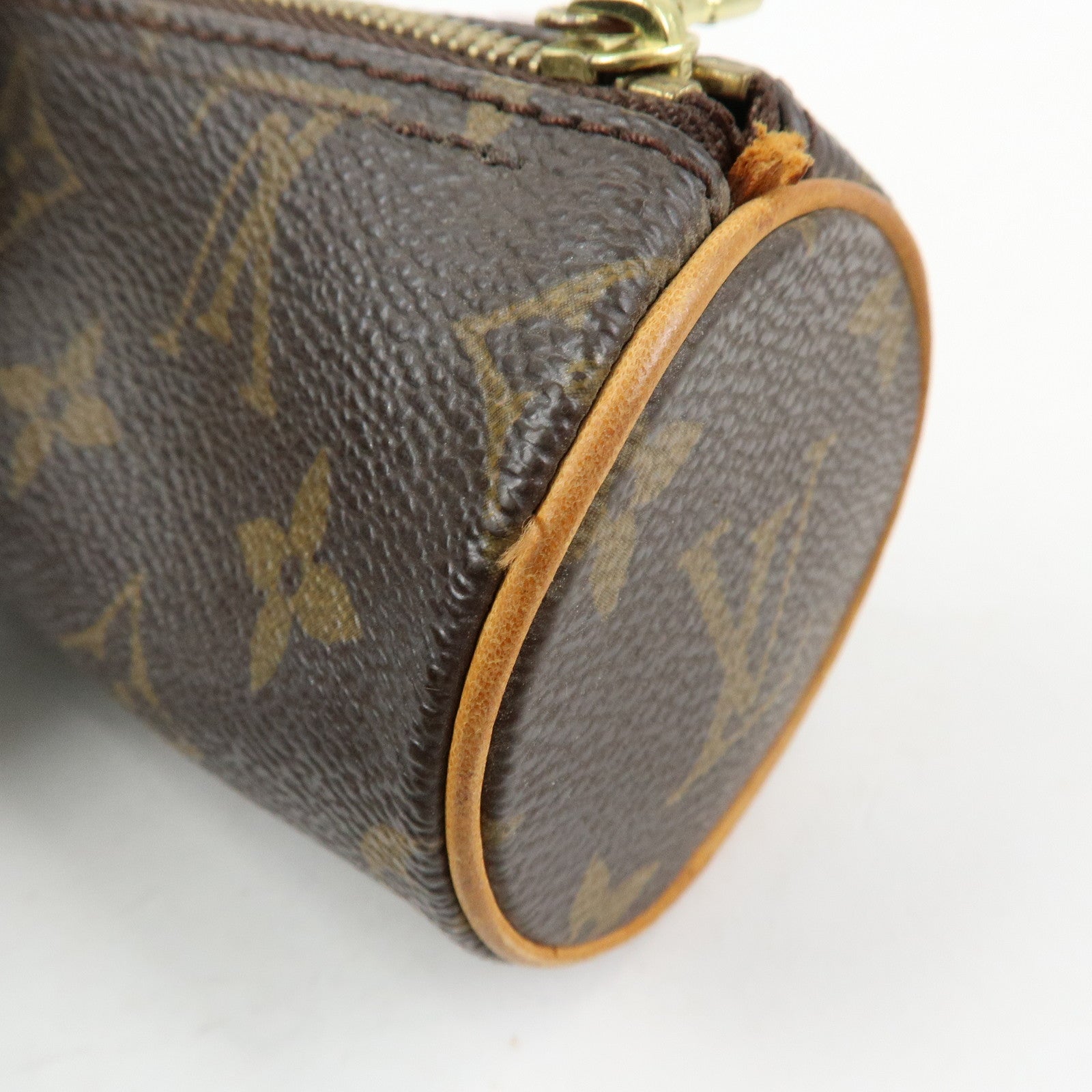Louis Vuitton Monogram Set of 2 Pouch for Papillon Bag Brown Used
