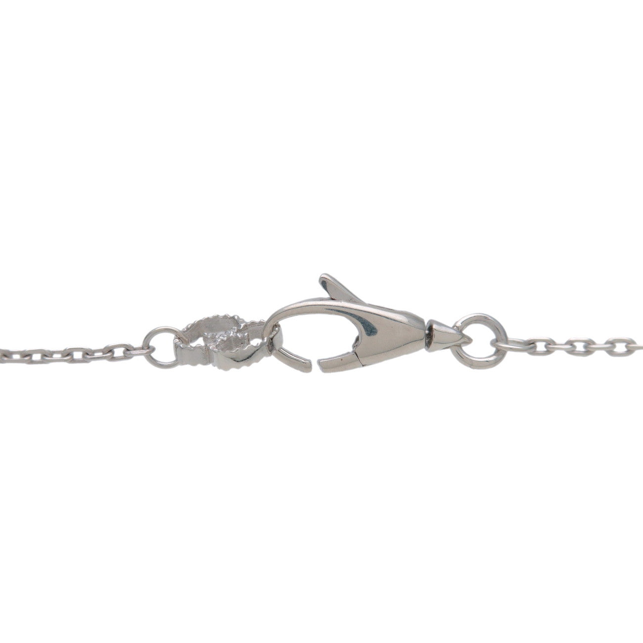 GUCCI Interlocking G Chain Necklace Heart Motif SV925 Silver