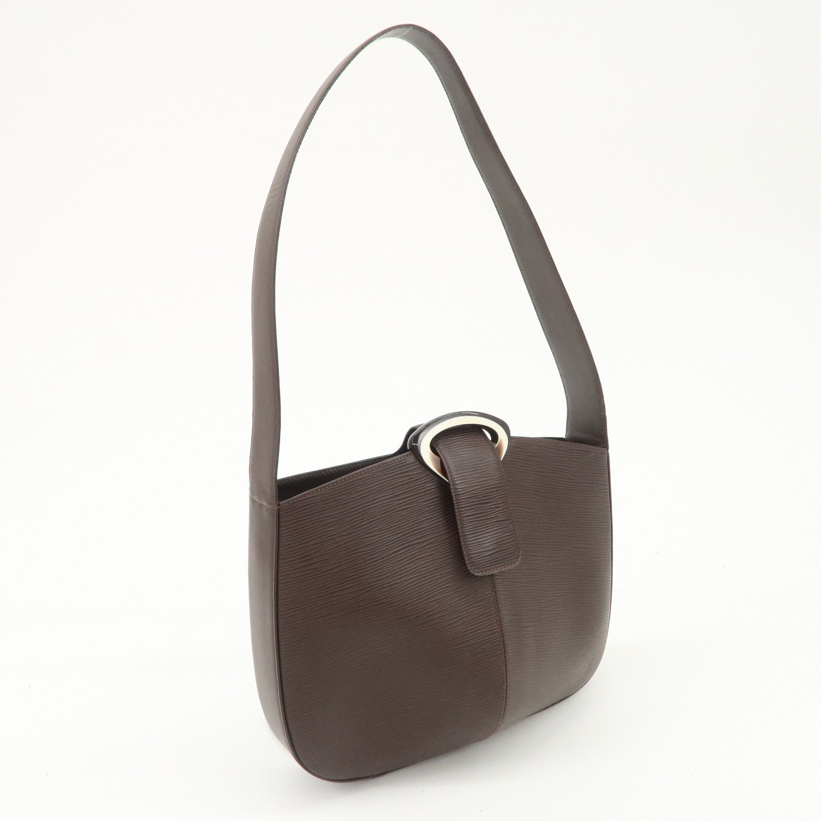 Louis Vuitton Epi Reverie Hand Bag Shoulder Bag Moca M5216D Used