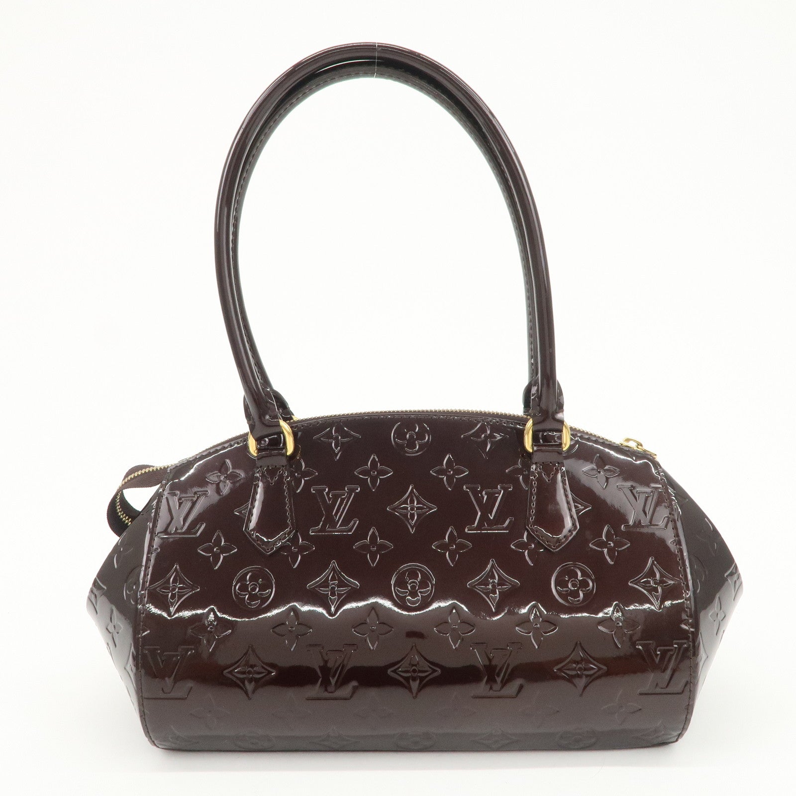 Louis Vuitton Monogram Vernis Leather Sherwood PM Hand Bag M91493