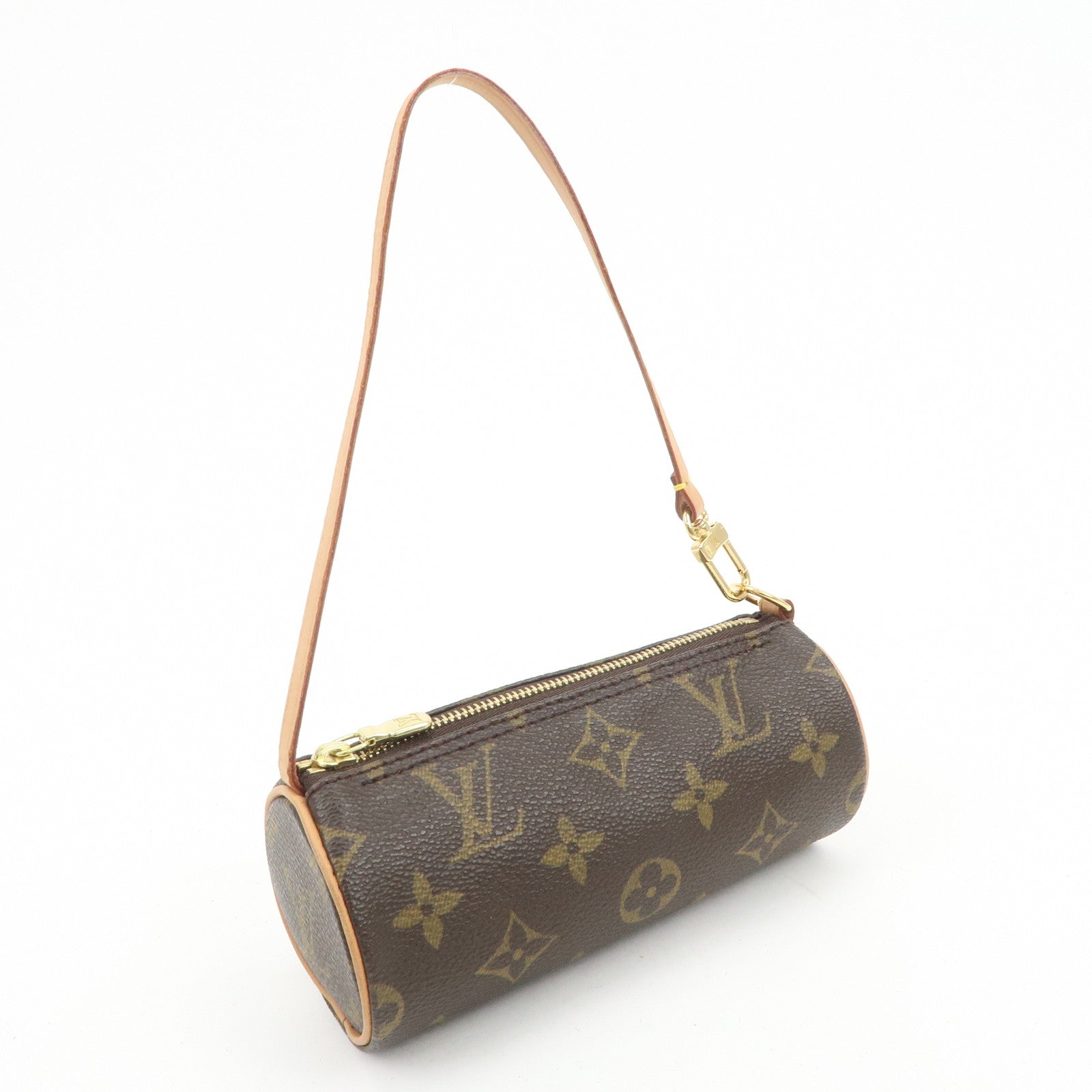 Louis Vuitton Monogram Mini Pouch for Papillon Bag New Style Brown
