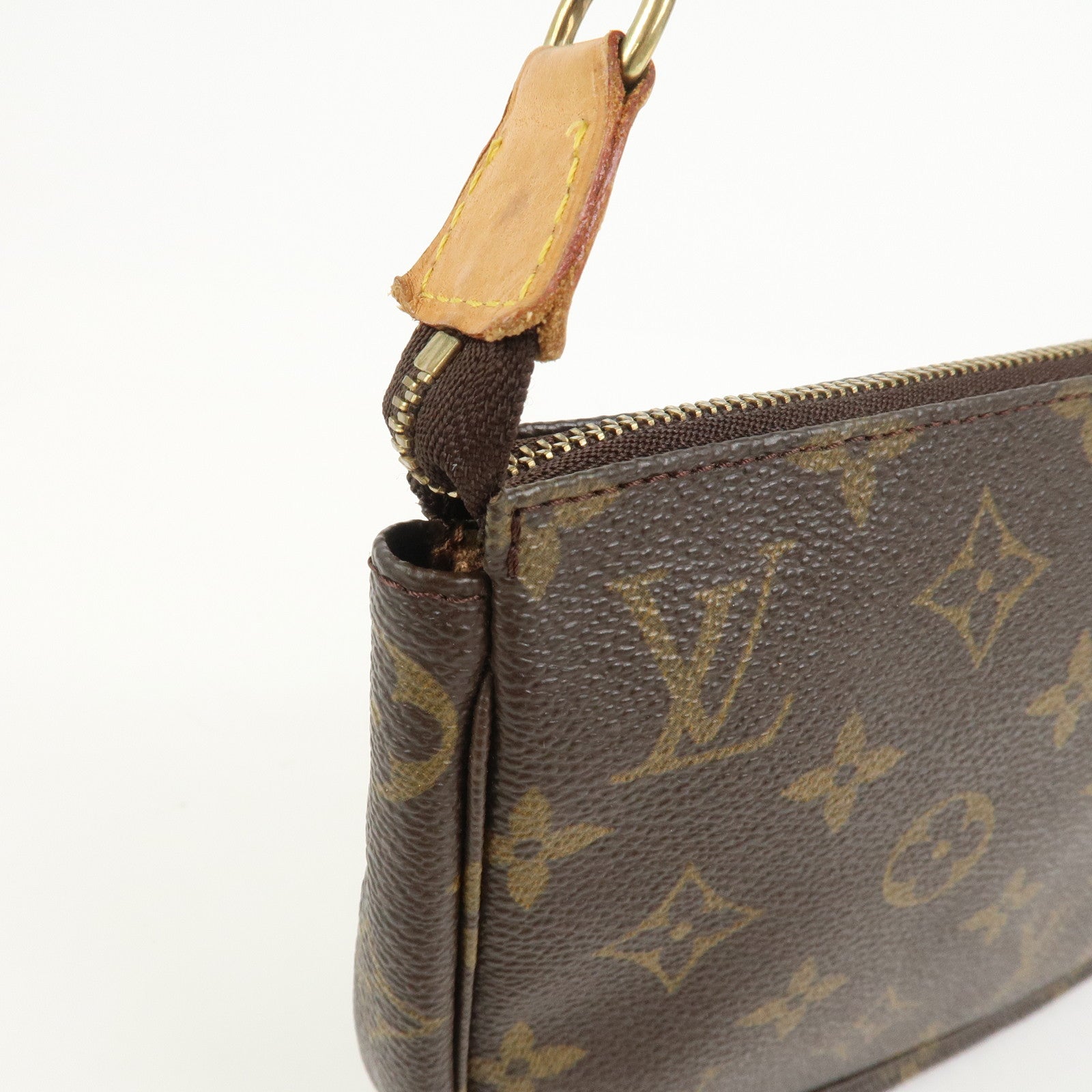 Louis Vuitton Monogram Pochette Accessoires Pouch Hand Bag M51980