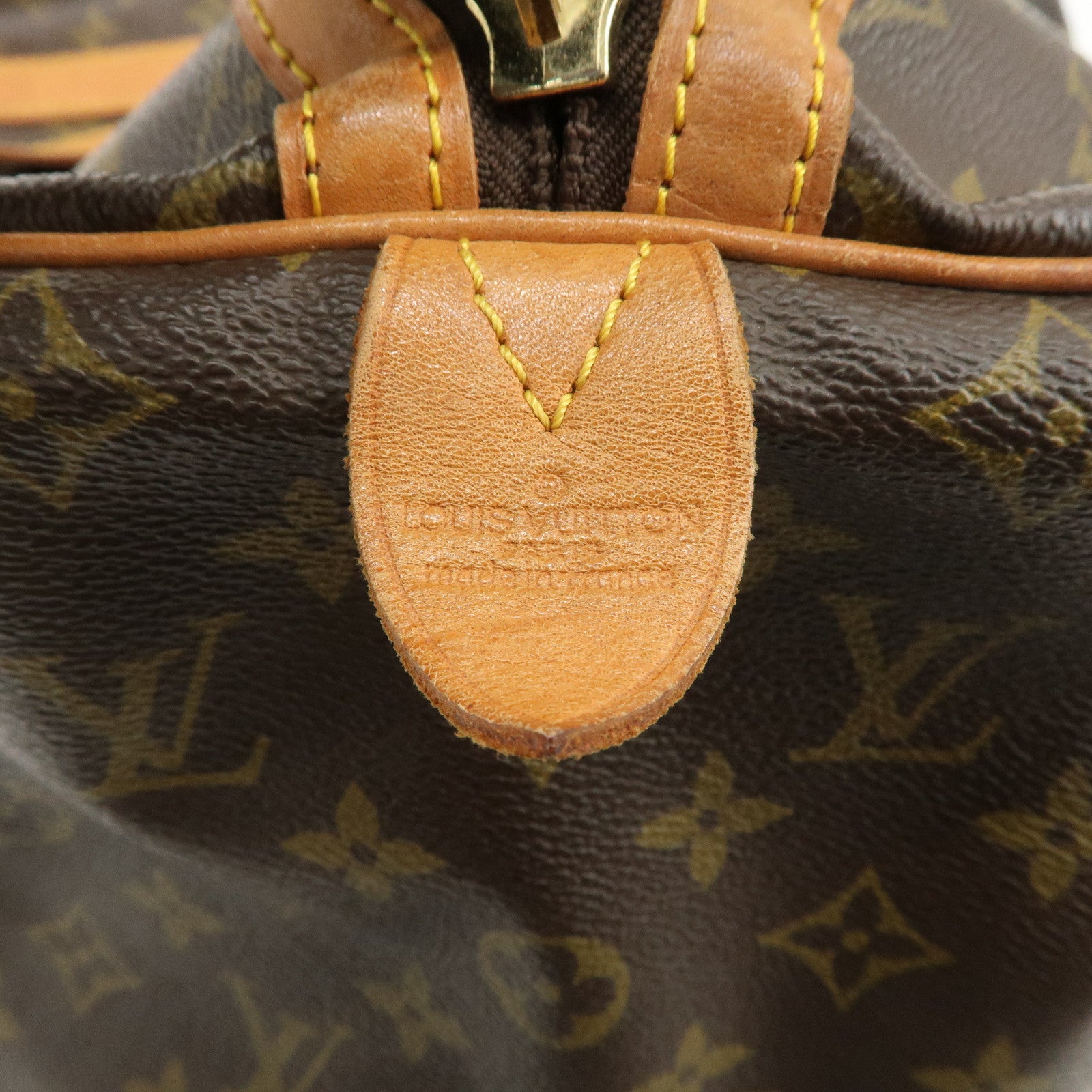Louis Vuitton Monogram Sac Souple 45 Boston Bag Brown M41624