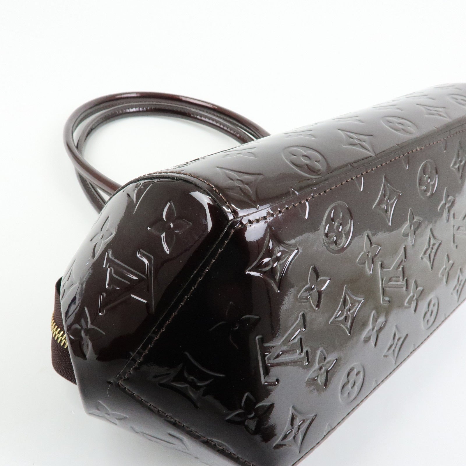 Louis Vuitton Monogram Vernis Leather Sherwood PM Hand Bag M91493