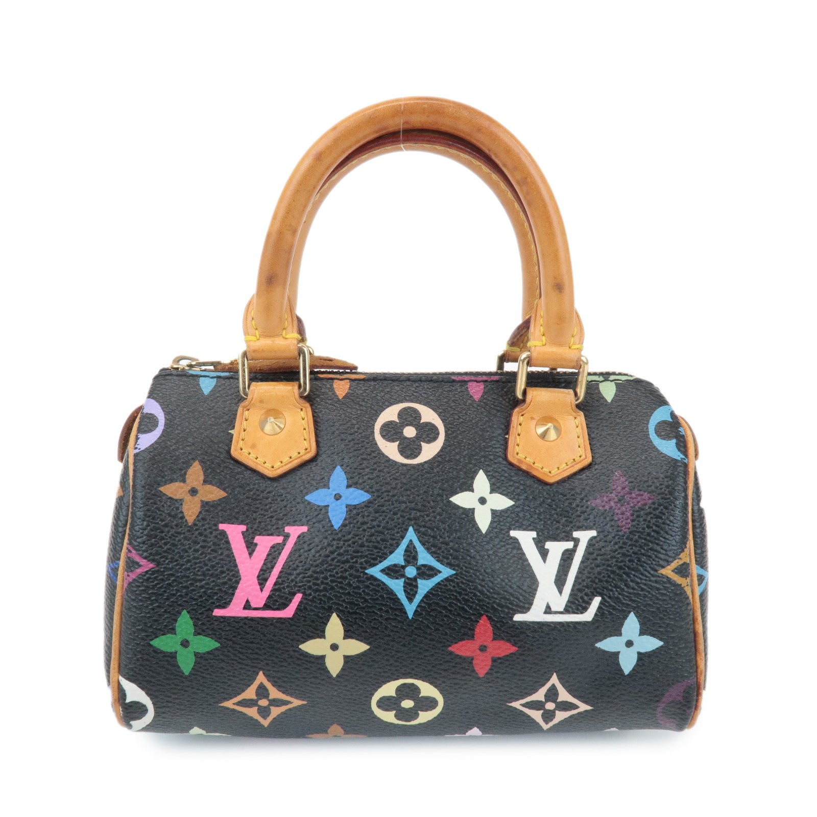 Louis Vuitton Monogram Multicolor Mini Speedy Mini Bag Noir M92644